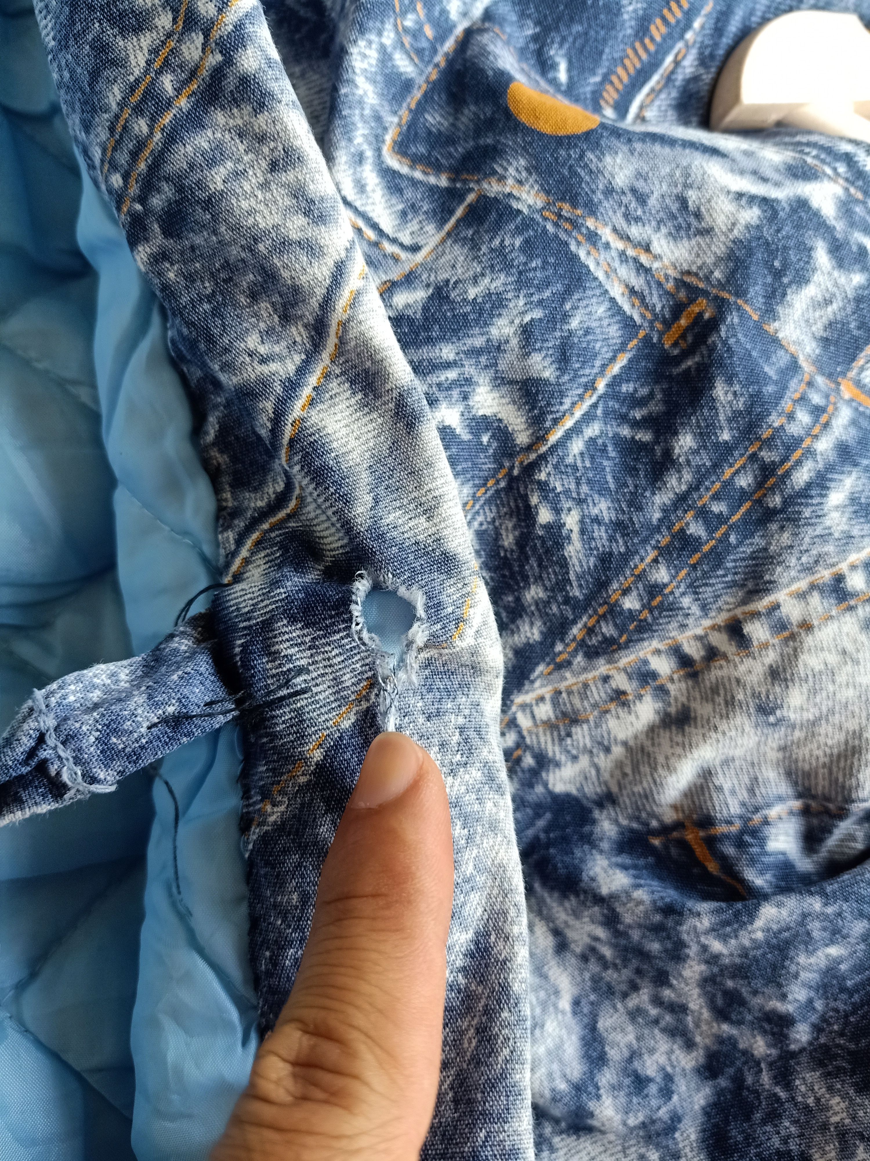 Japanese Brand Distressed Japanese Kimono Jeans Pattern Size US M / EU 48-50 / 2 - 5 Thumbnail