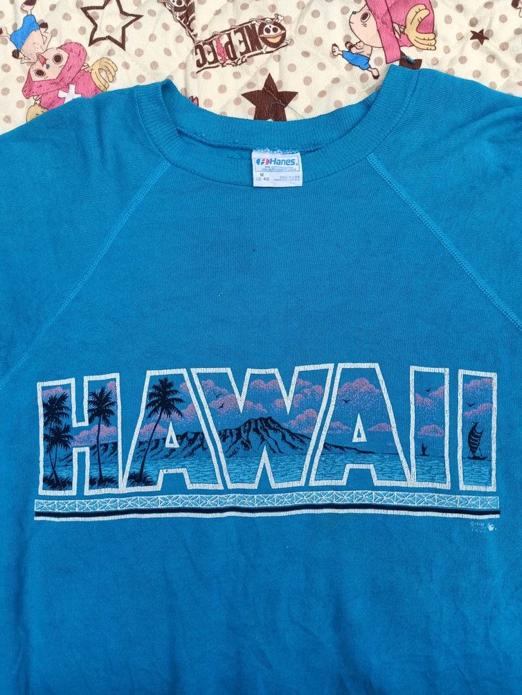 Hanes Vintage Hawaii Sweatshirt Size US M / EU 48-50 / 2 - 2 Thumbnail