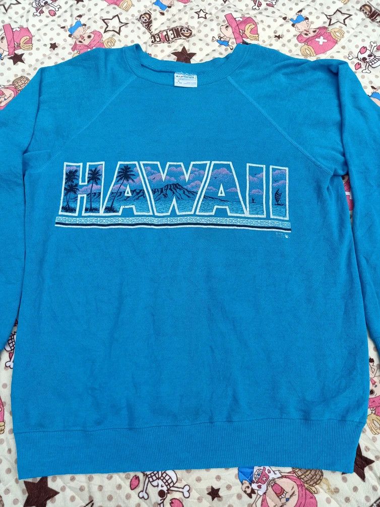 Hanes Vintage Hawaii Sweatshirt Size US M / EU 48-50 / 2 - 3 Thumbnail