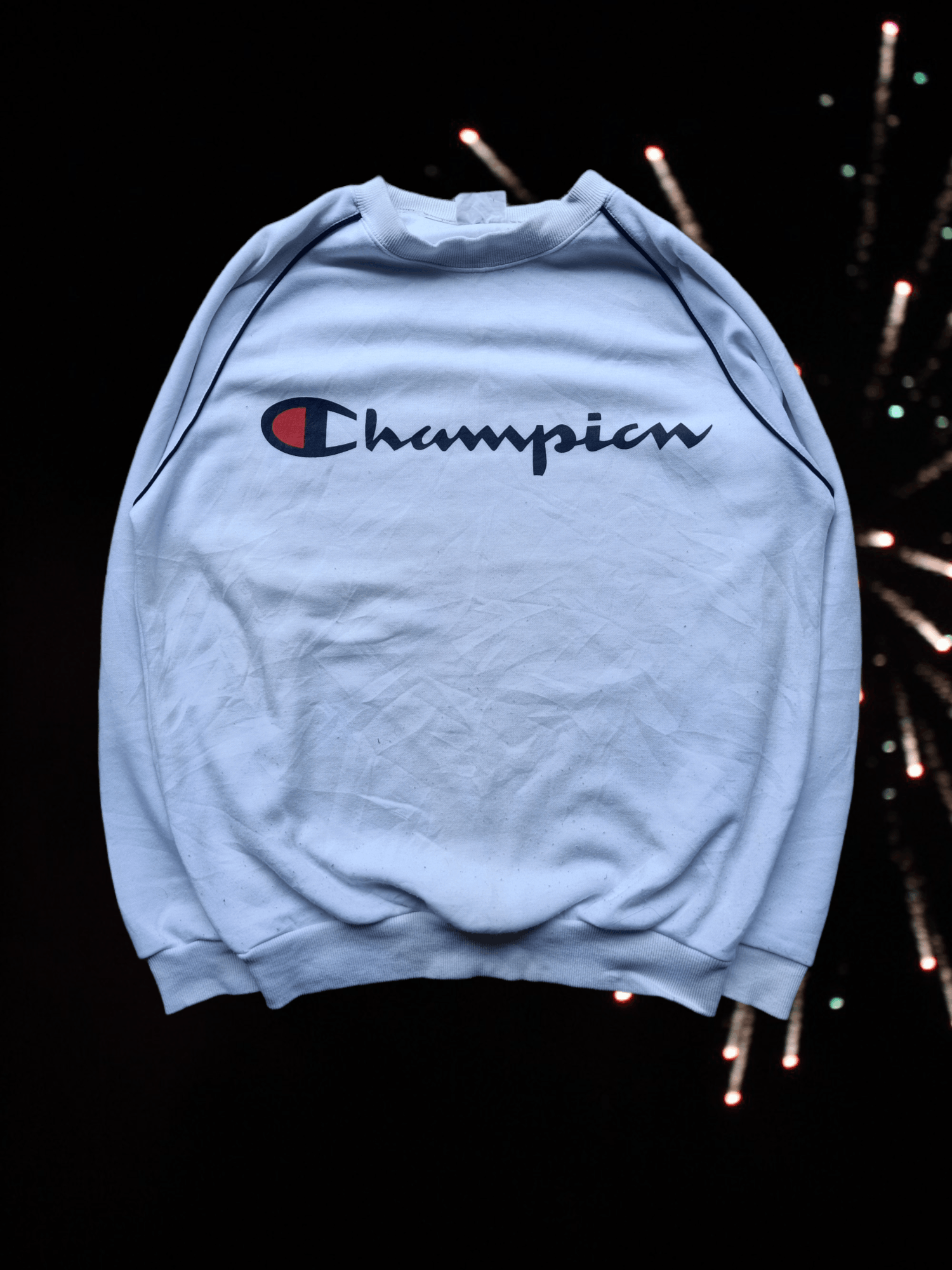 Champion × Vintage Vintage Champion Spell out sweatshirt Size US L / EU 52-54 / 3 - 1 Thumbnail