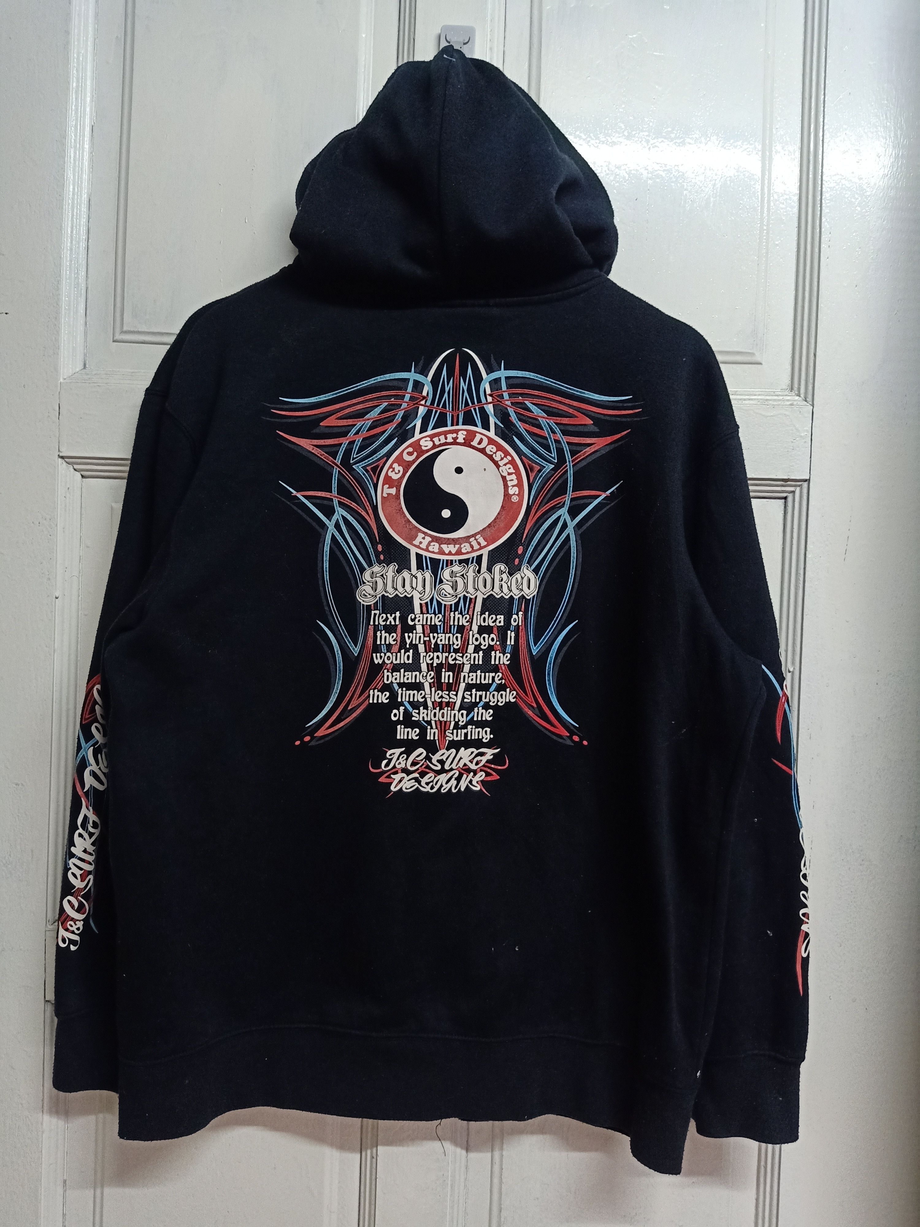 Vintage Surf Style Zipper Hoodie Size US L / EU 52-54 / 3 - 4 Thumbnail