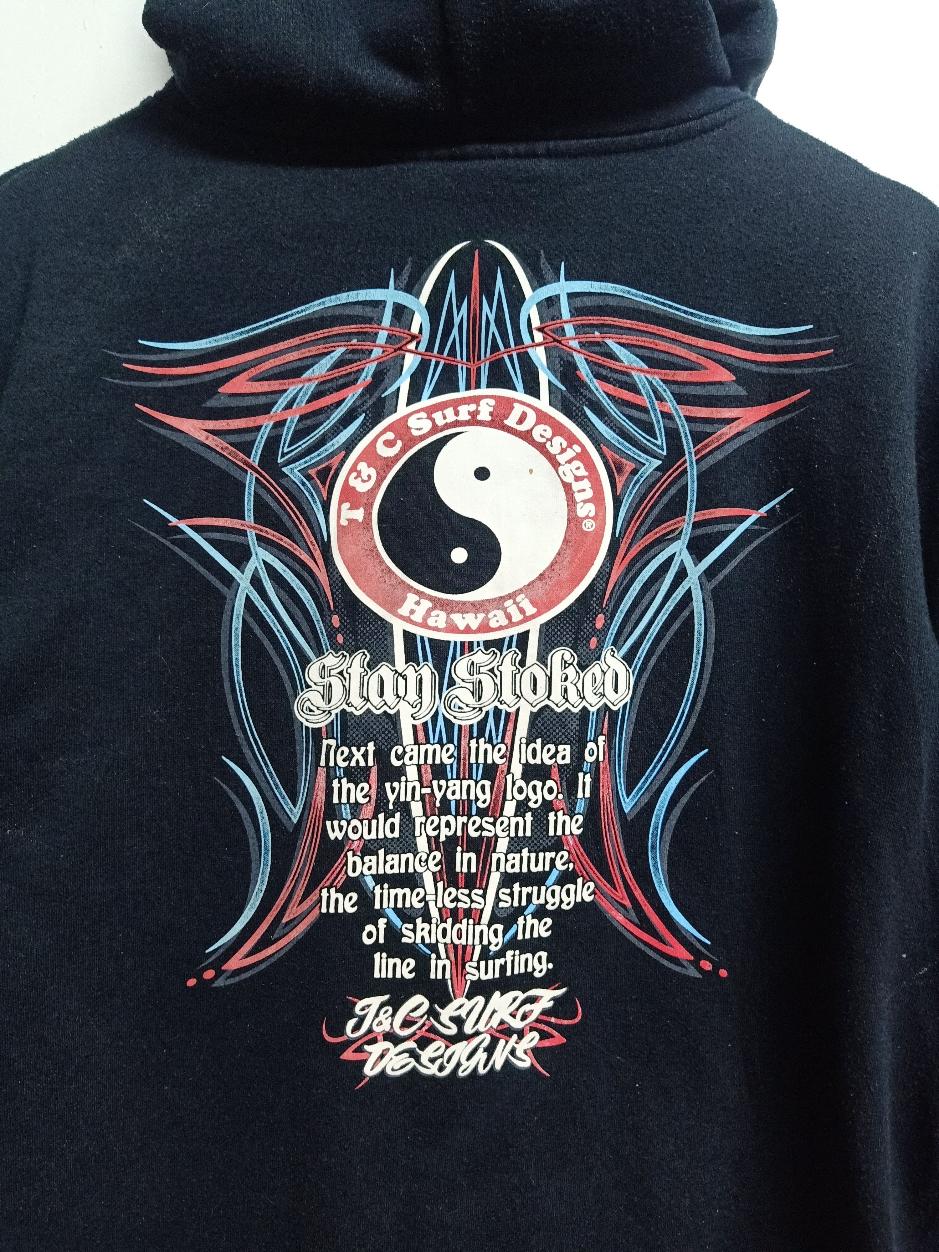 Vintage Surf Style Zipper Hoodie Size US L / EU 52-54 / 3 - 3 Thumbnail