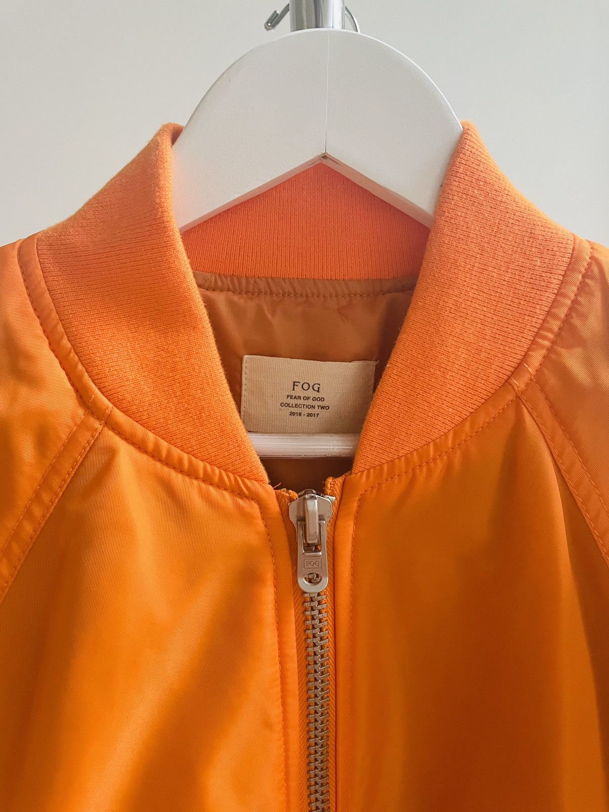 Fear of God FOG Fear Of God X Pacsun Orange Bomber Jacket 🧡 Size US S / EU 44-46 / 1 - 3 Thumbnail