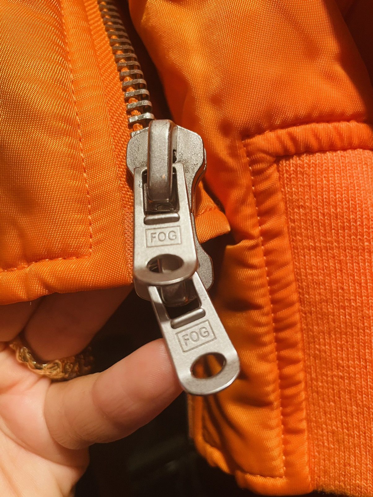 Fear of God FOG Fear Of God X Pacsun Orange Bomber Jacket 🧡 Size US S / EU 44-46 / 1 - 7 Thumbnail