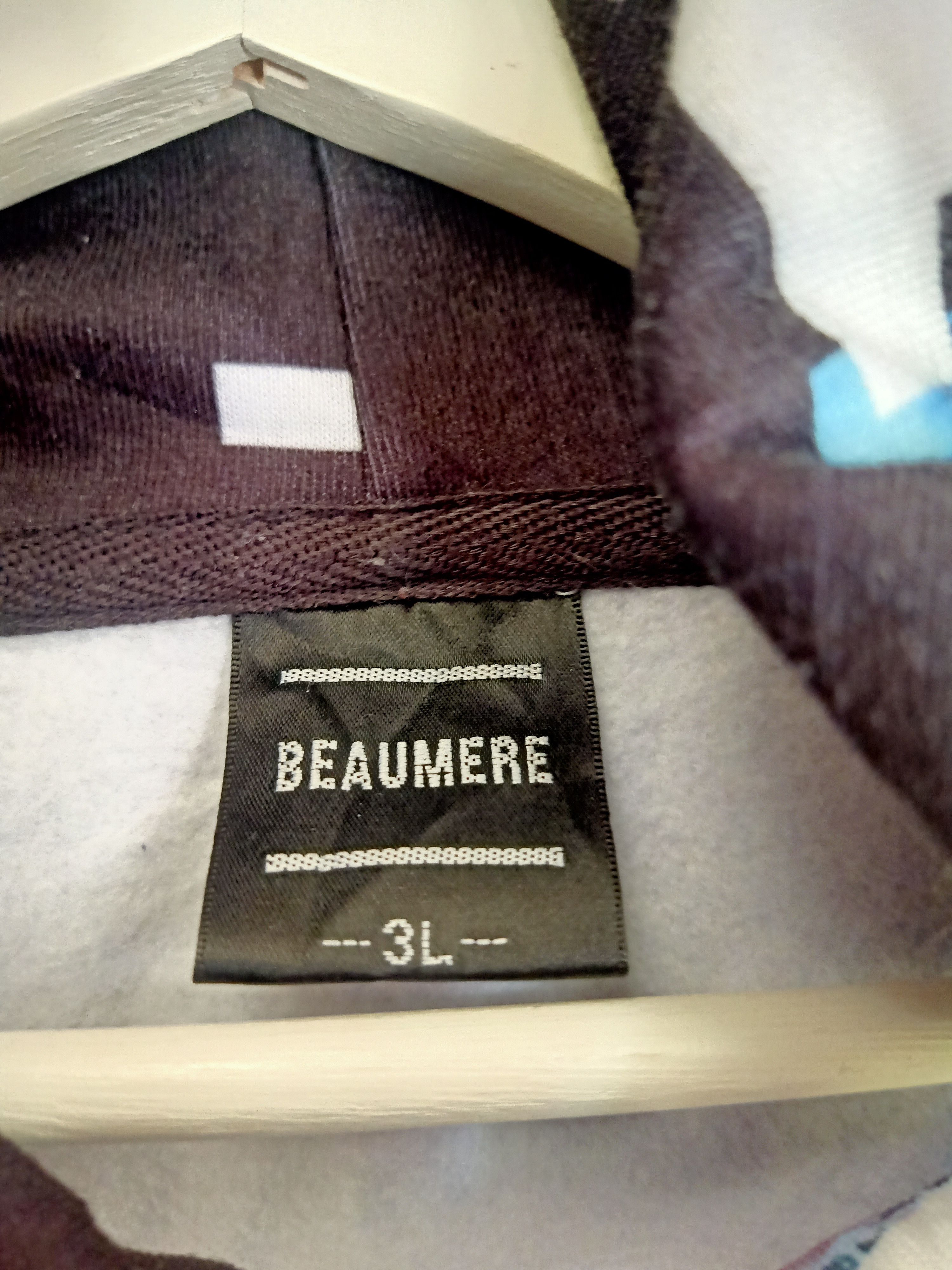 Japanese Brand Full Print Beaumere Hoodie Size US XXL / EU 58 / 5 - 4 Thumbnail
