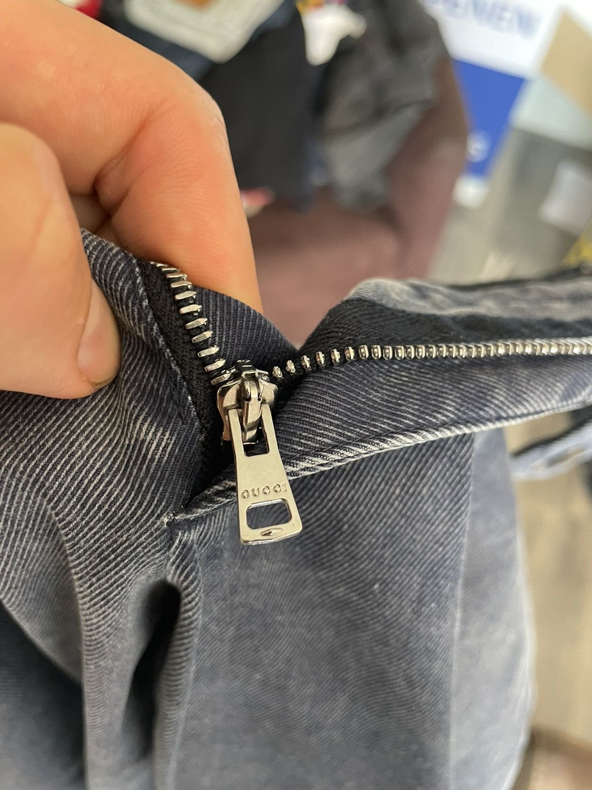 Gucci Blue College Fit Pants Size US 28 / EU 44 - 10 Thumbnail