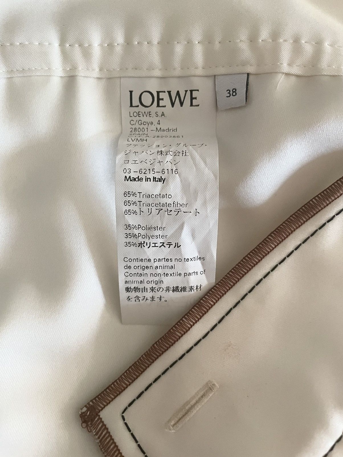 Loewe Loewe Pleated Midi Skirt🤍 Size 26" / US 2 / IT 38 - 4 Thumbnail