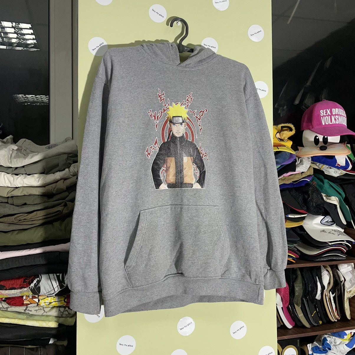 Vintage Y2K Naruto Graphic Hoodie Japanese Anime Streetwear Faded M Size US M / EU 48-50 / 2 - 3 Thumbnail