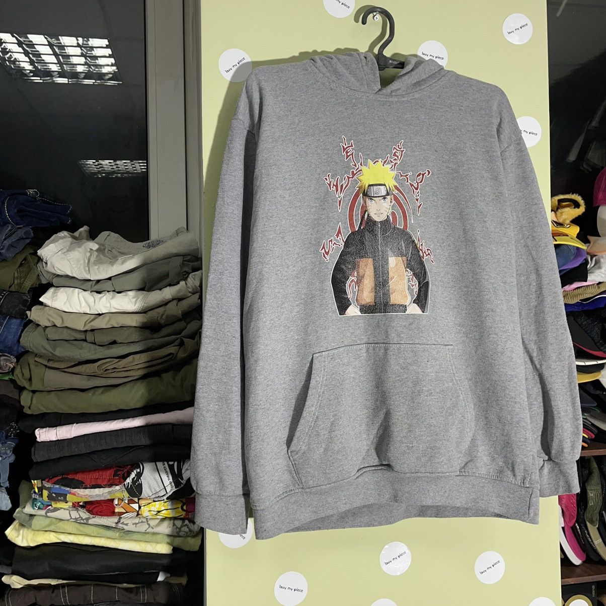 Vintage Y2K Naruto Graphic Hoodie Japanese Anime Streetwear Faded M Size US M / EU 48-50 / 2 - 2 Thumbnail