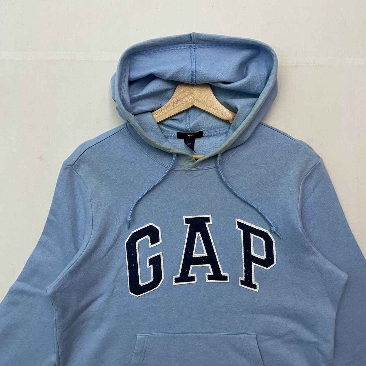 Gap × Vintage Vintage GAP Spell Out Big Logo Hoodie Sweatshirt Size US M / EU 48-50 / 2 - 2 Thumbnail
