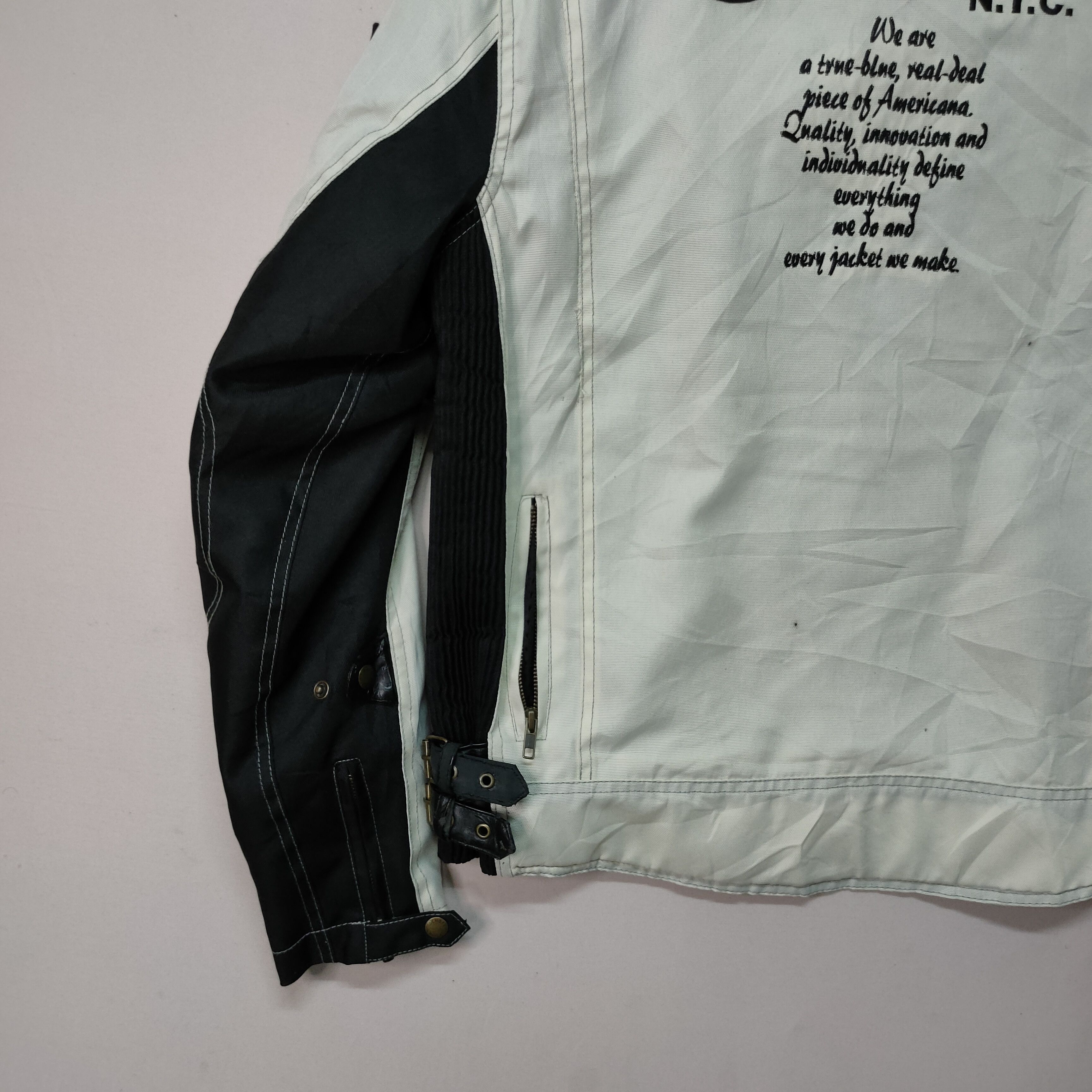 Schott Vintage SCHOTT N.Y.C BIG LOGO ZIPPER UPS BIKES JACKET Size US M / EU 48-50 / 2 - 11 Thumbnail