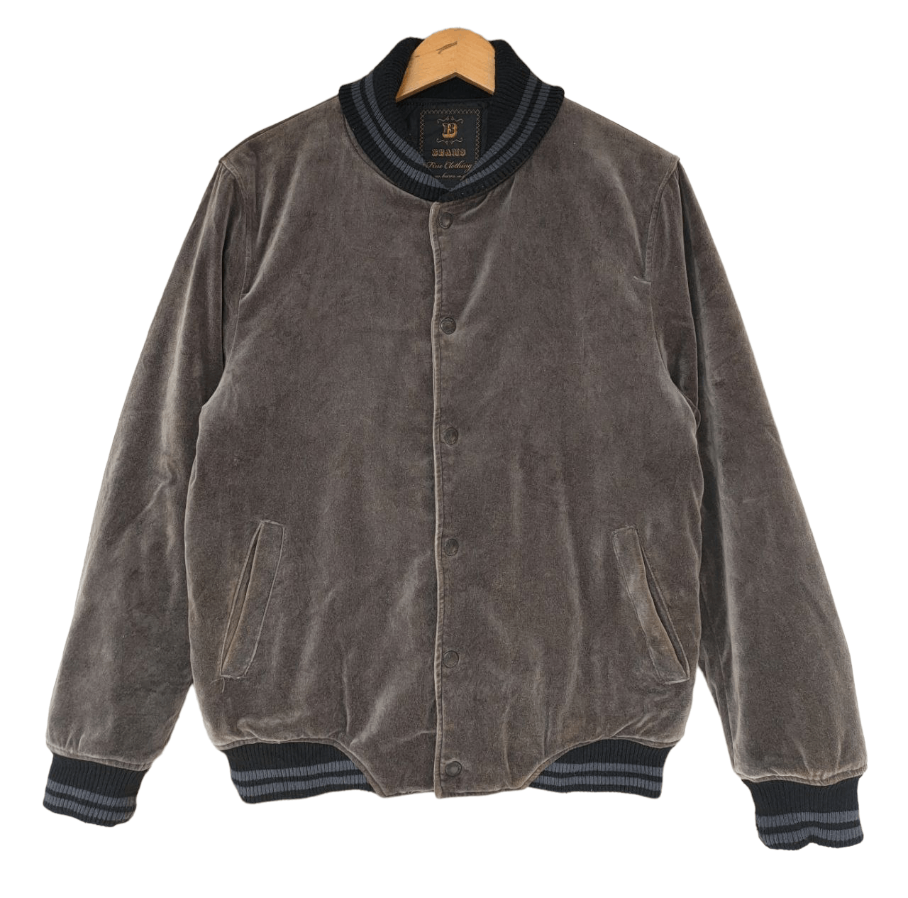 Beams Plus Beams Velvet Varsity Bomber Jacket Size US M / EU 48-50 / 2 - 1 Thumbnail