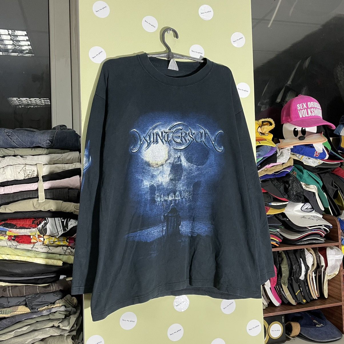 Vintage Vintage Y2K Goth Graphic Tee Faded Black Band Horror Slim L Size US L / EU 52-54 / 3 - 3 Thumbnail