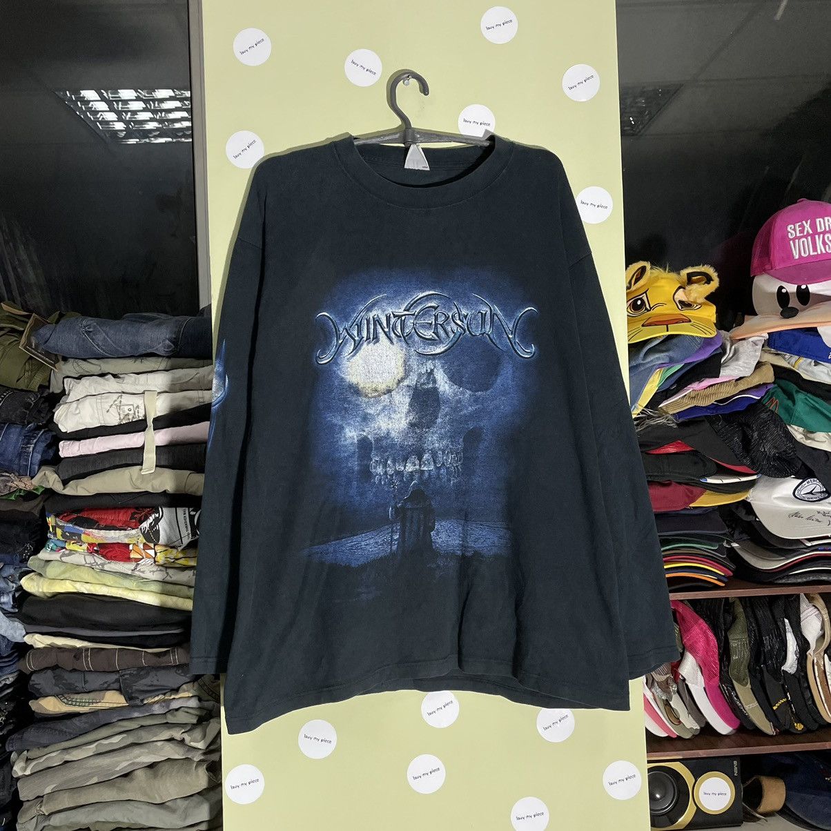Vintage Vintage Y2K Goth Graphic Tee Faded Black Band Horror Slim L Size US L / EU 52-54 / 3 - 1 Thumbnail