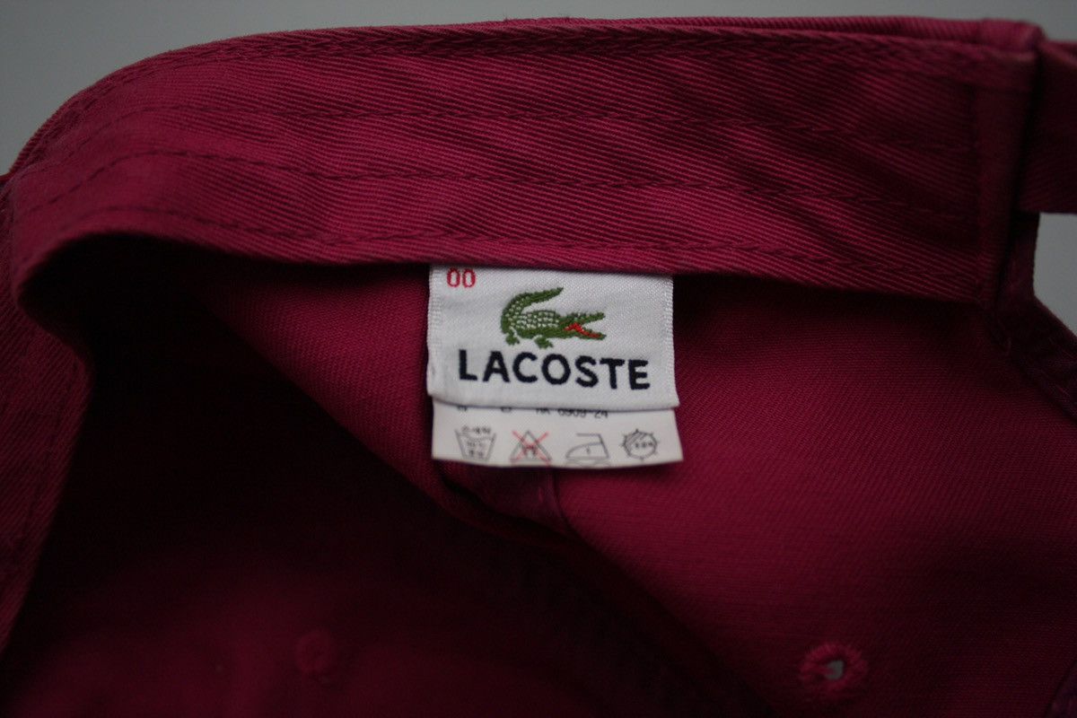 Lacoste Lacoste Big Logo Baseball Cap Hat Size ONE SIZE - 6 Thumbnail