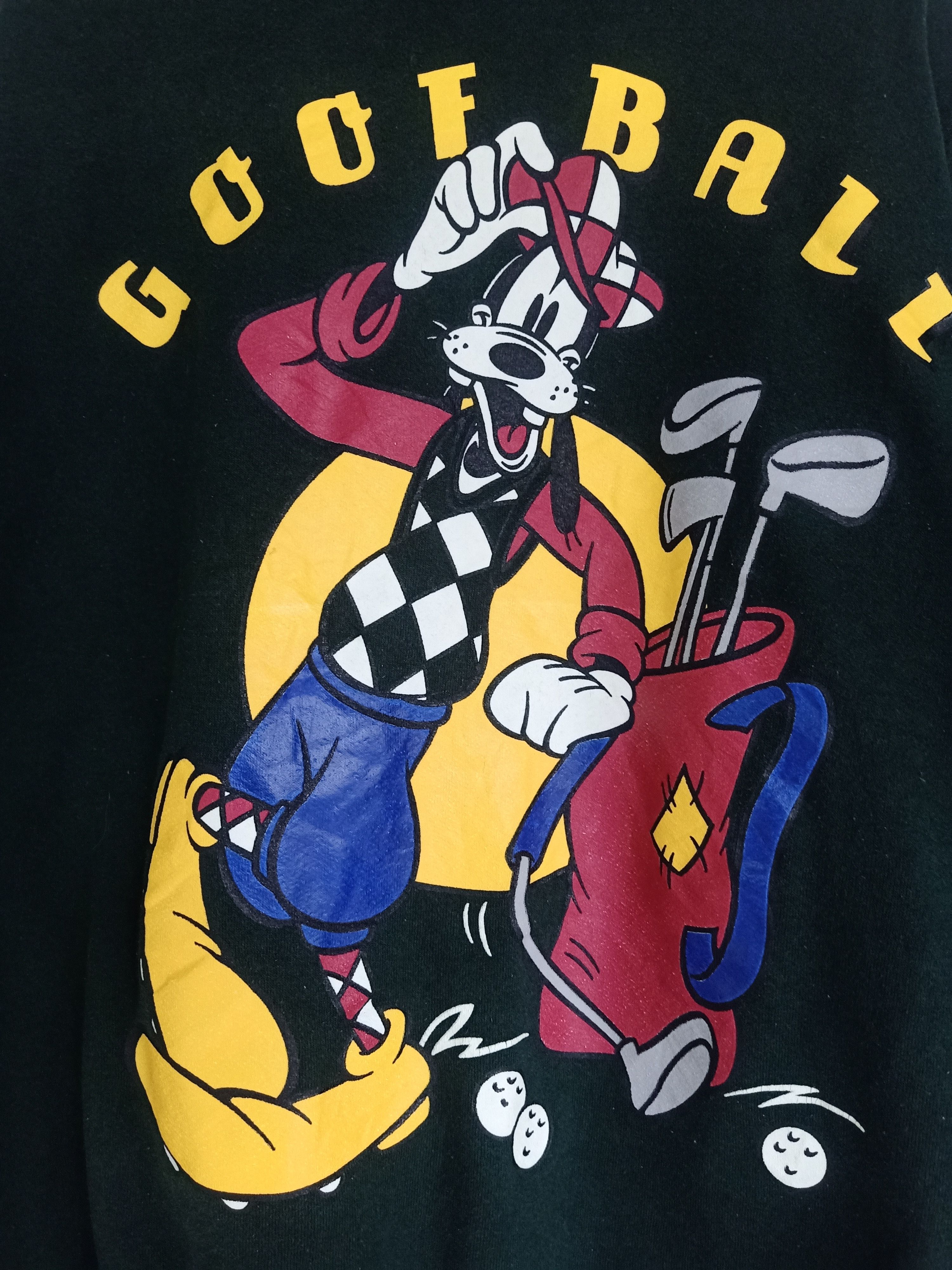Cartoon Network × Disney × Vintage Vintage 90s Goofy Goof Ball Sweatshirt Size US XL / EU 56 / 4 - 3 Thumbnail