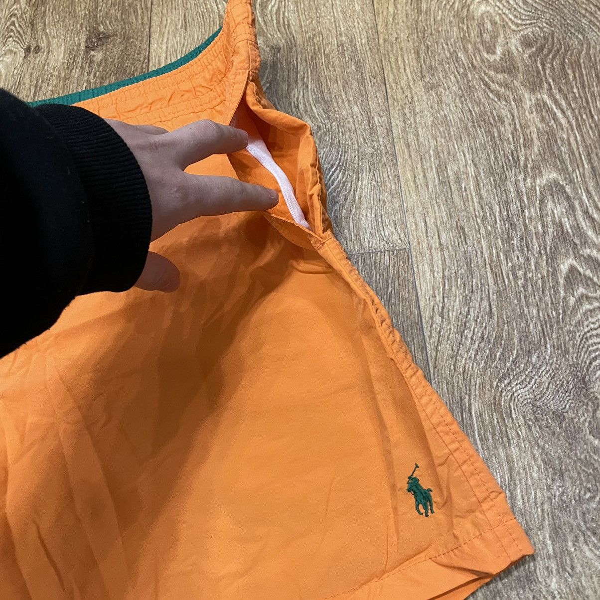 Vintage Vintage Y2K Ralph Lauren Nylon Swim Shorts Orange Swag 36 Size US 36 / EU 52 - 4 Thumbnail
