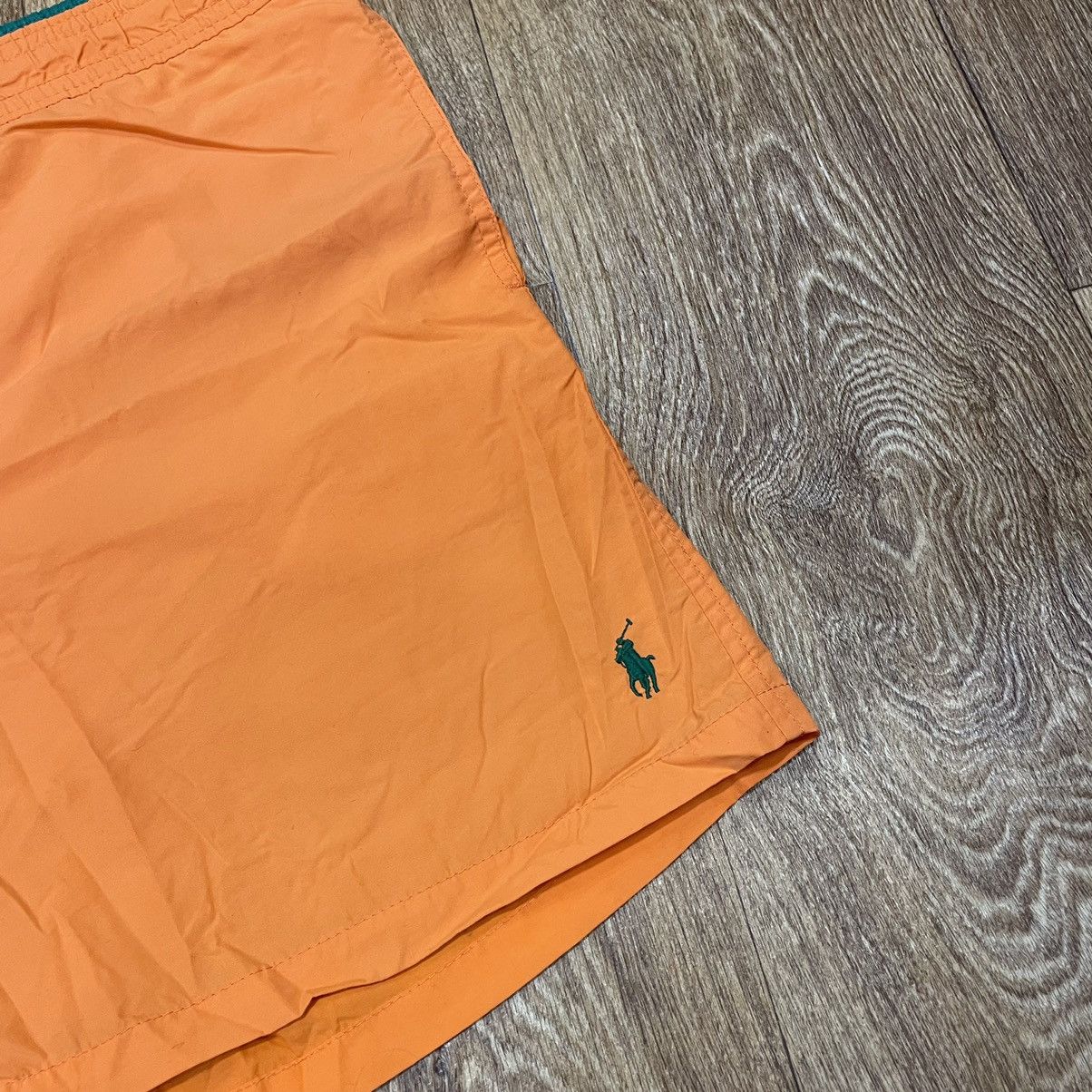 Vintage Vintage Y2K Ralph Lauren Nylon Swim Shorts Orange Swag 36 Size US 36 / EU 52 - 3 Thumbnail
