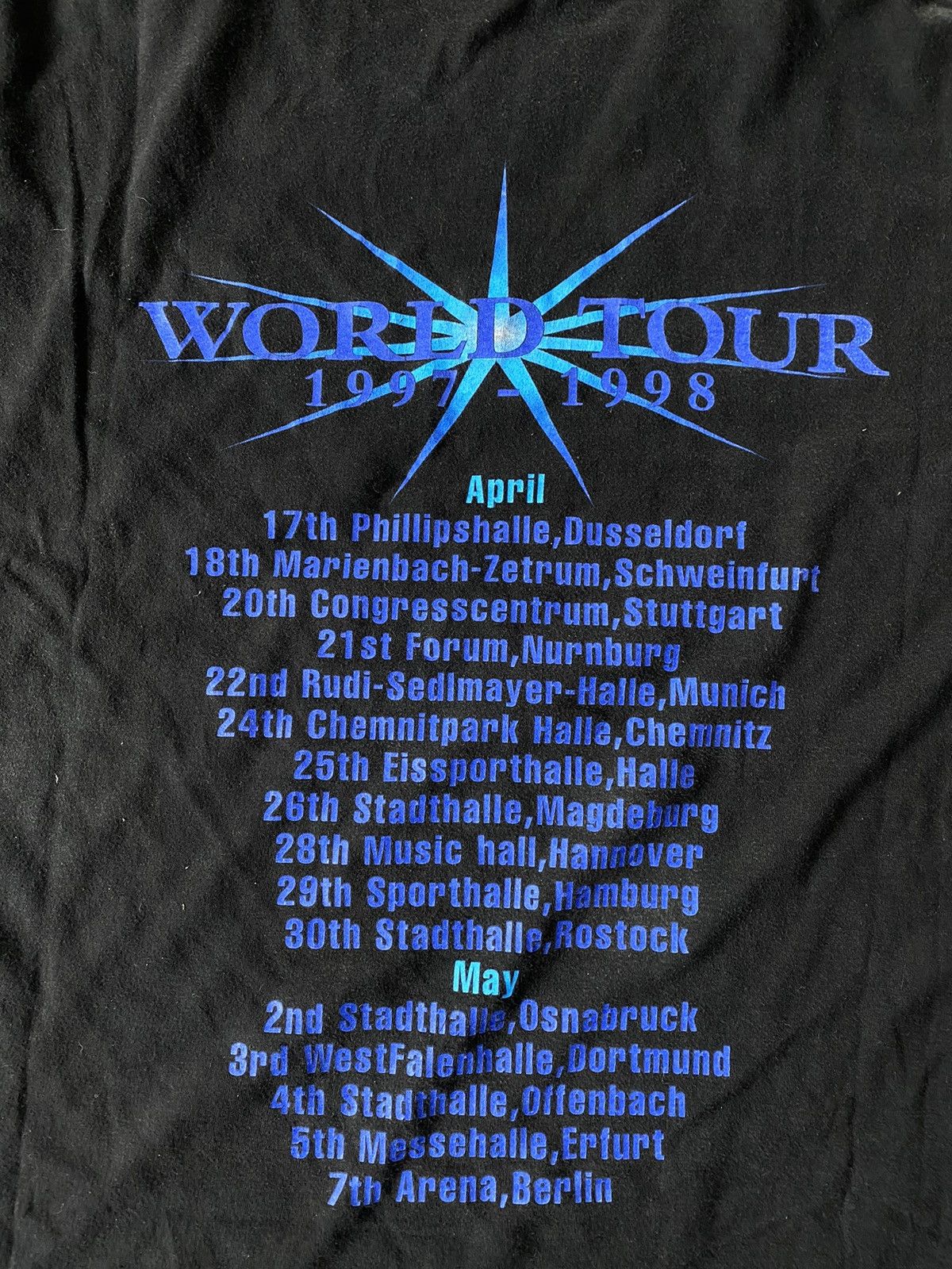 Vintage Status Quo 1997 World Tour Tee