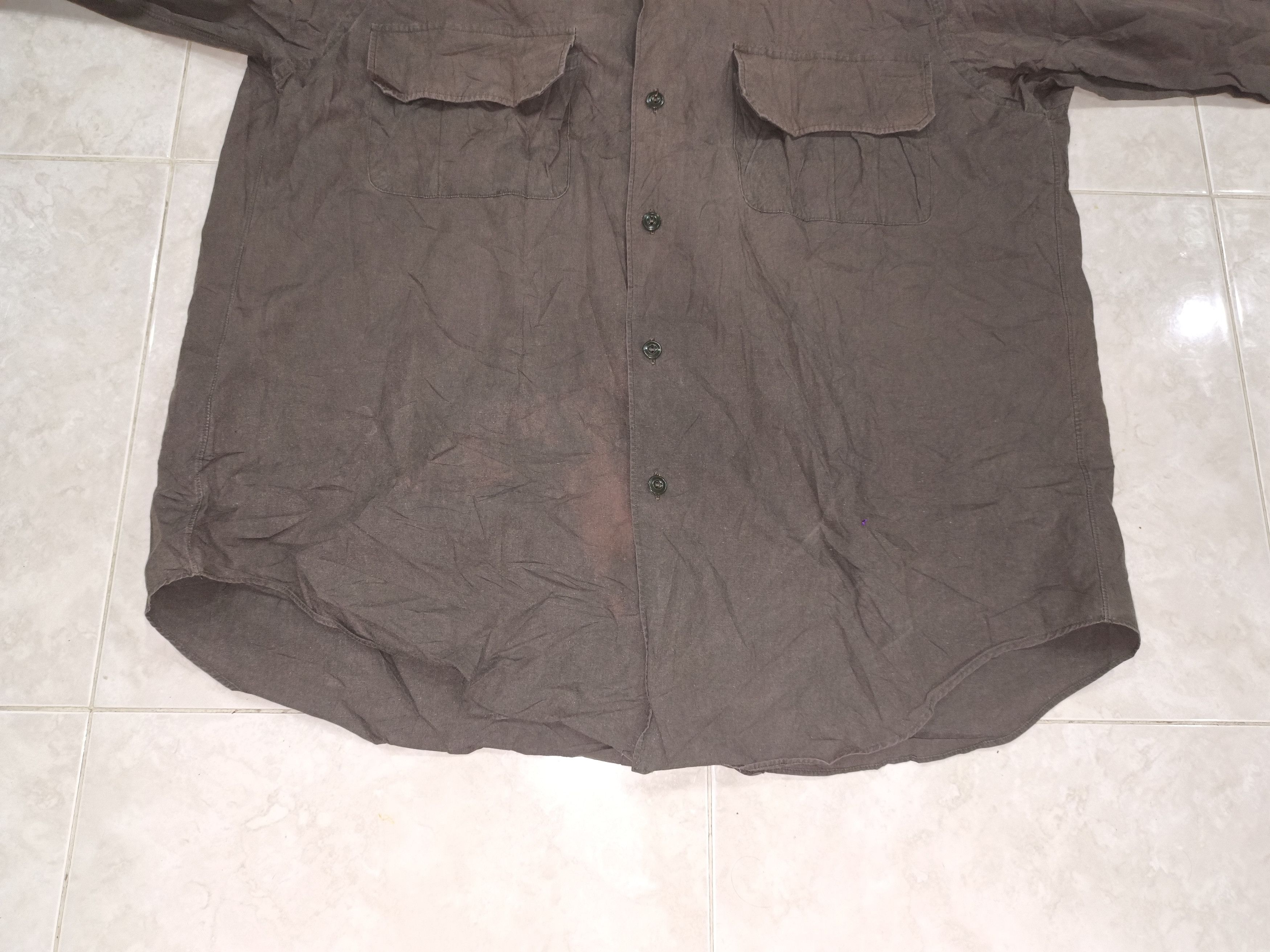 CDG by Comme des Garcons × Comme des Garcons × Homme Plisse Issey Miyake Vintage military shirt by CDG x issey miyake double pocket Size US XXL / EU 58 / 5 - 2 Thumbnail