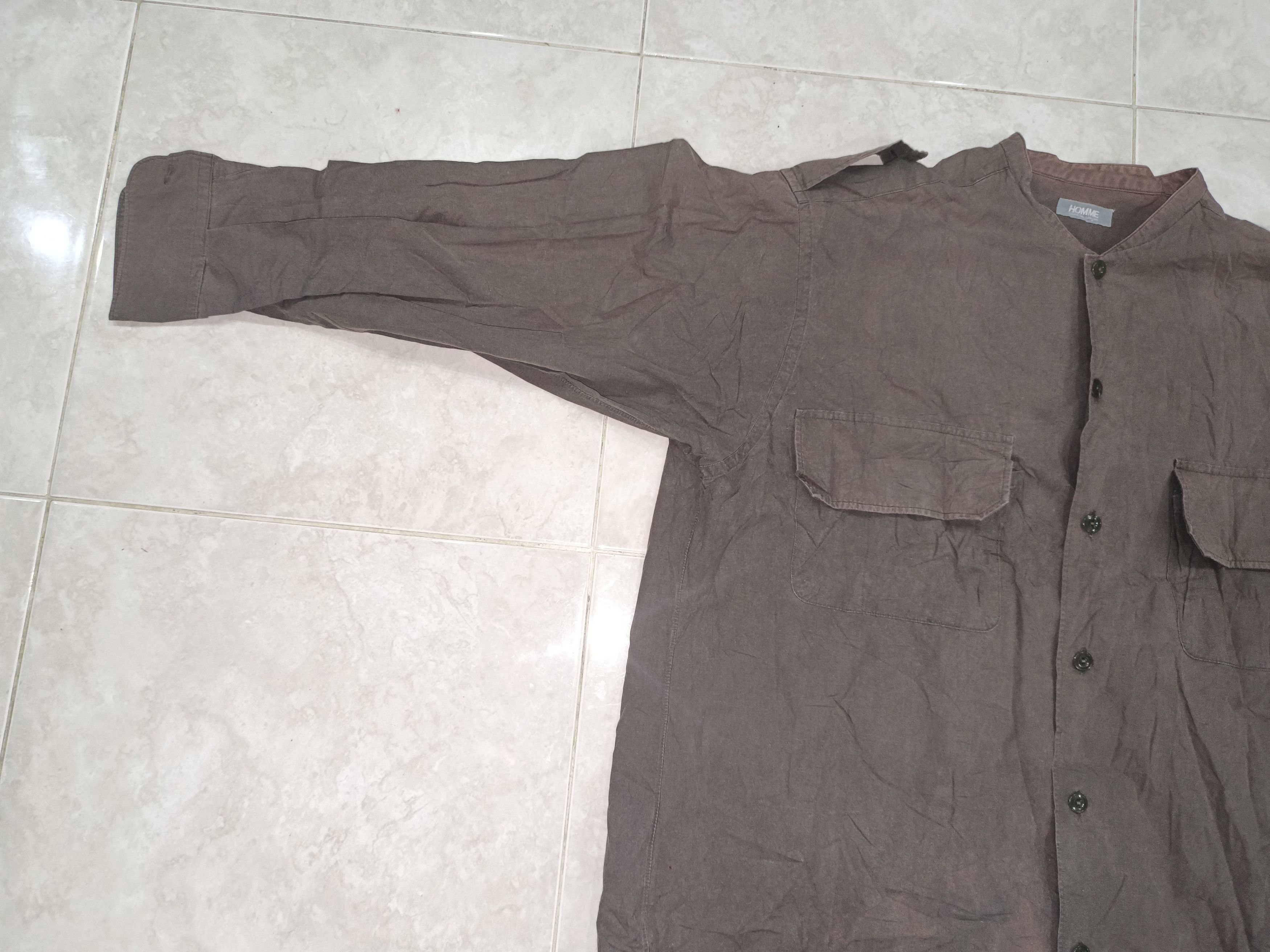 CDG by Comme des Garcons × Comme des Garcons × Homme Plisse Issey Miyake Vintage military shirt by CDG x issey miyake double pocket Size US XXL / EU 58 / 5 - 4 Thumbnail