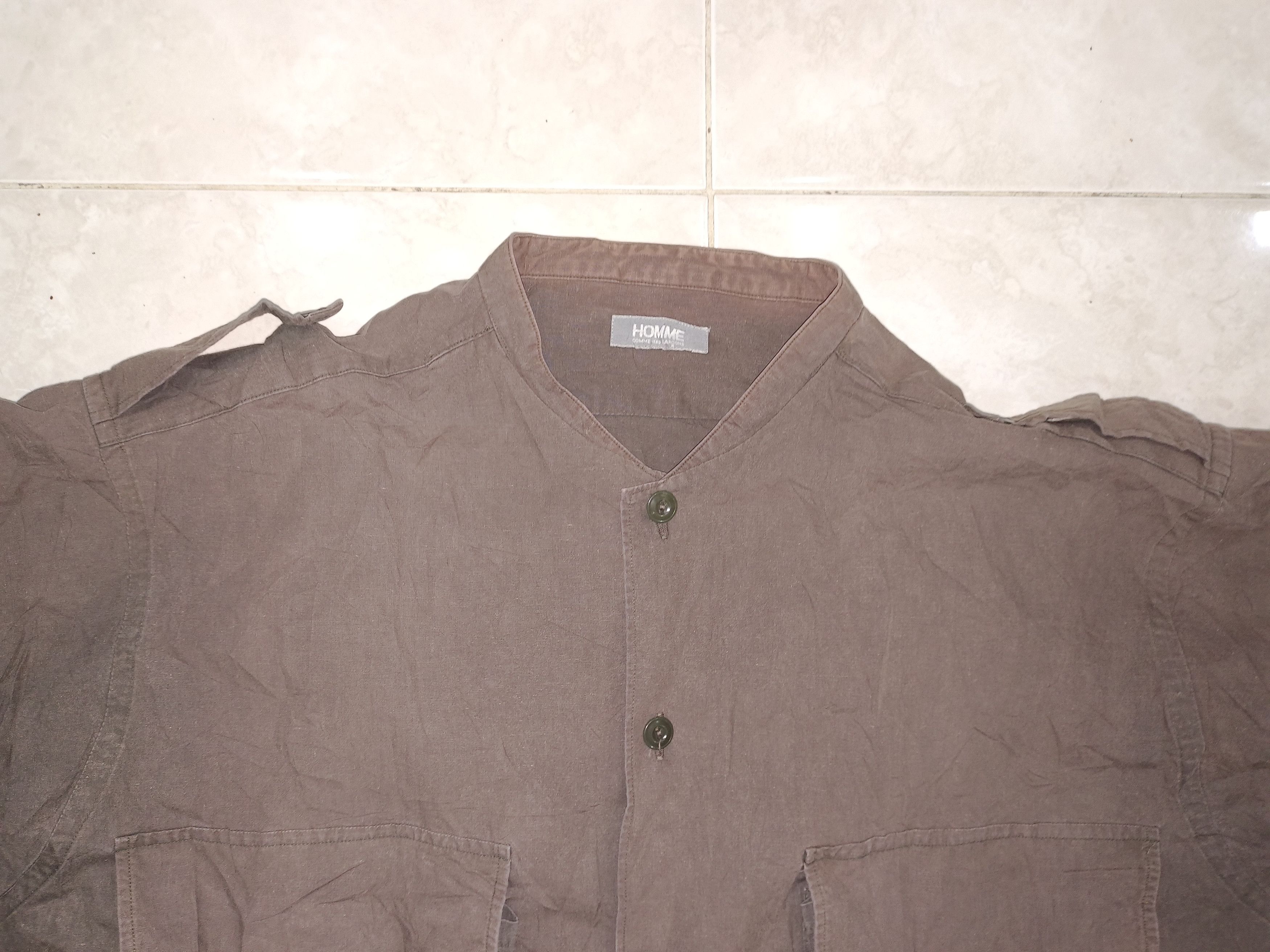 CDG by Comme des Garcons × Comme des Garcons × Homme Plisse Issey Miyake Vintage military shirt by CDG x issey miyake double pocket Size US XXL / EU 58 / 5 - 7 Thumbnail
