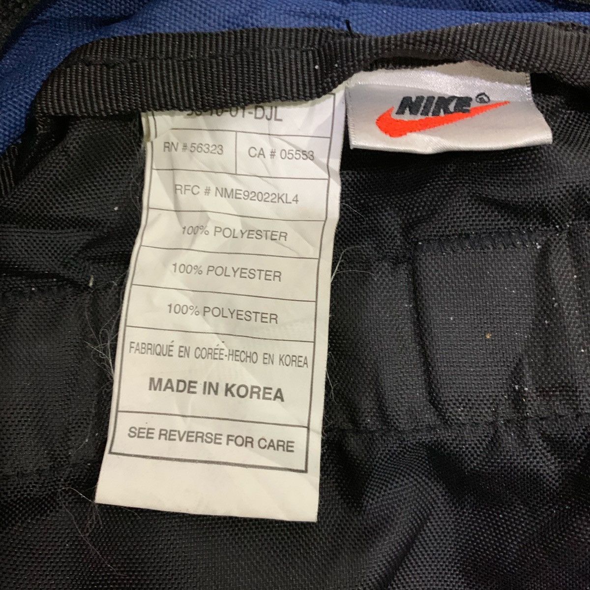 Nike × Vintage Vintage NIKE Backpack Size ONE SIZE - 9 Thumbnail
