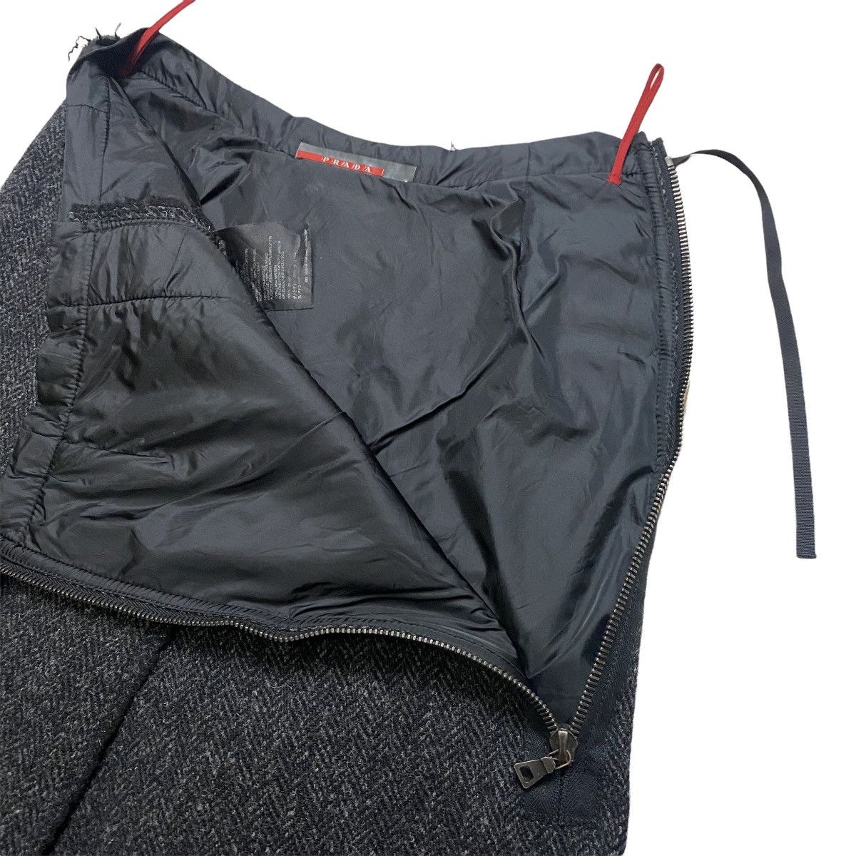 Prada Prada wool zipper skirt Size 26" / US 2 / IT 38 - 10 Thumbnail