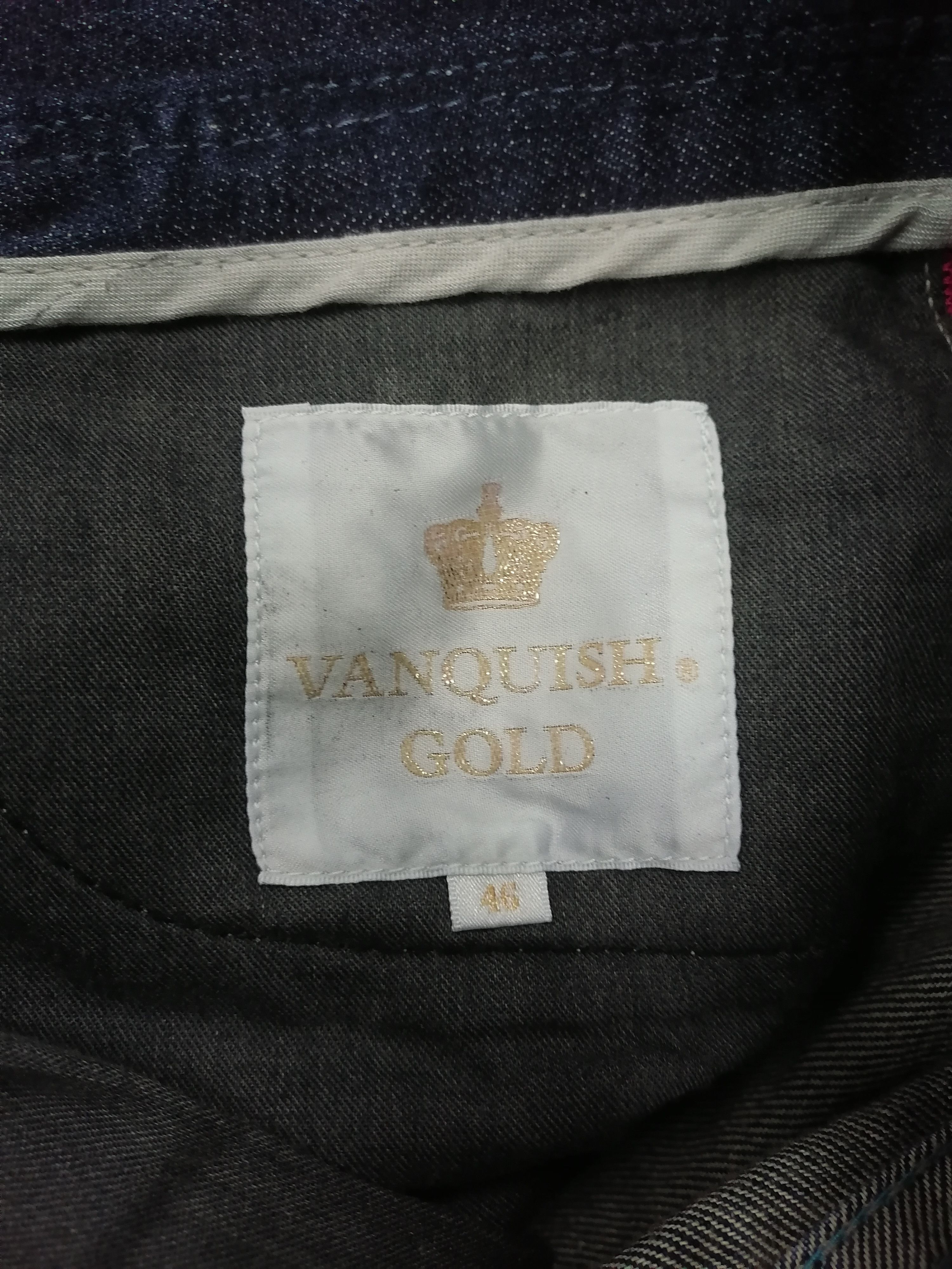 Japanese Brand × Vanquish Flare Jeans Vanquish Gold Acid Wash Claw Mark Denim Pants Size US 30 / EU 46 - 7 Thumbnail