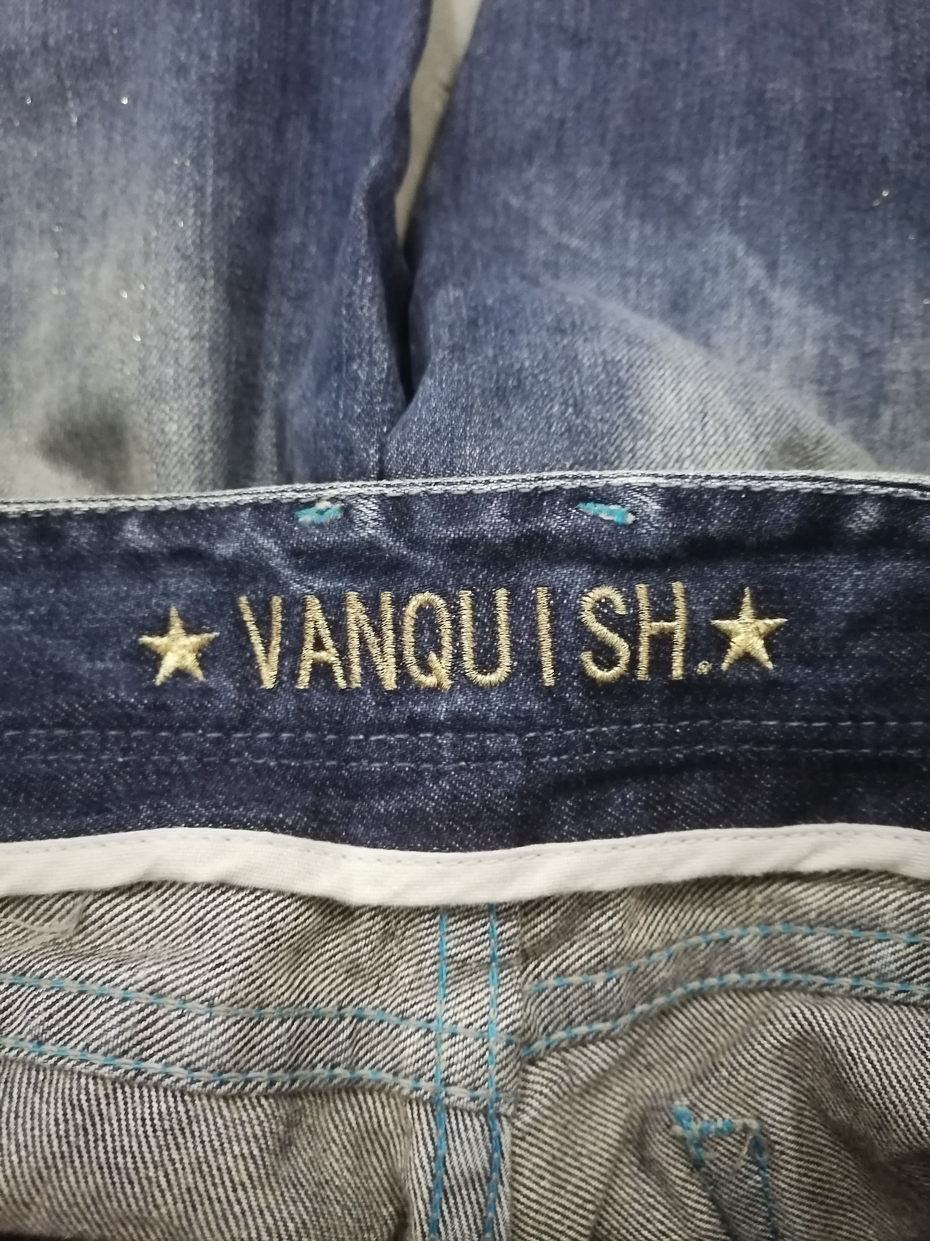 Japanese Brand × Vanquish Flare Jeans Vanquish Gold Acid Wash Claw Mark Denim Pants Size US 30 / EU 46 - 6 Thumbnail