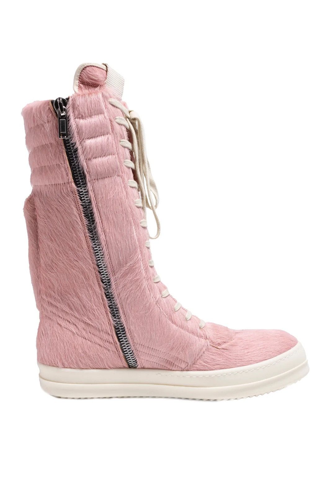 Rick Owens RICK OWENS FW22 STROBE CARGOBASKET DIRTY PINK LONG HAIR PONY Size US 9 / EU 42 - 2 Thumbnail