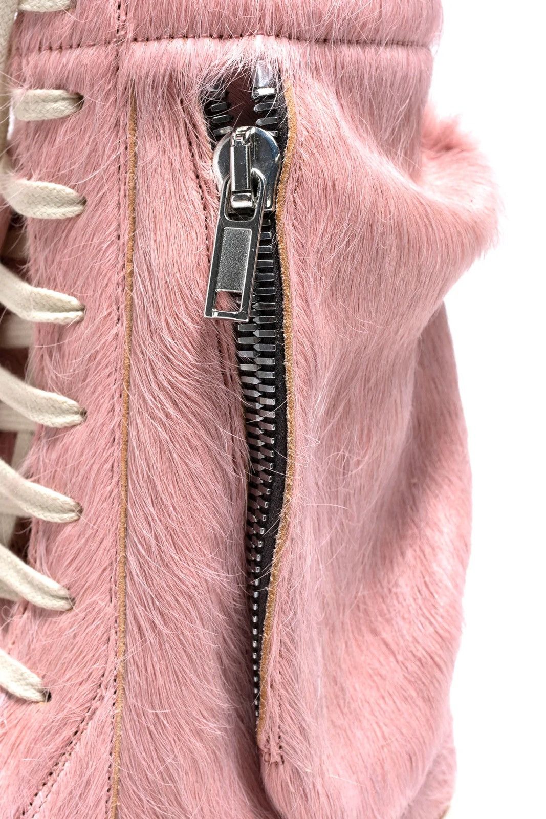 Rick Owens RICK OWENS FW22 STROBE CARGOBASKET DIRTY PINK LONG HAIR PONY Size US 9 / EU 42 - 6 Thumbnail