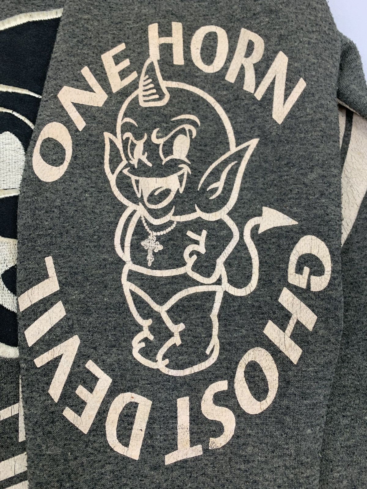 Ghost Supply Vintage ONE HORN GHOST DEVIL Embroidery Big Logo Sweatshirt Size US L / EU 52-54 / 3 - 6 Thumbnail