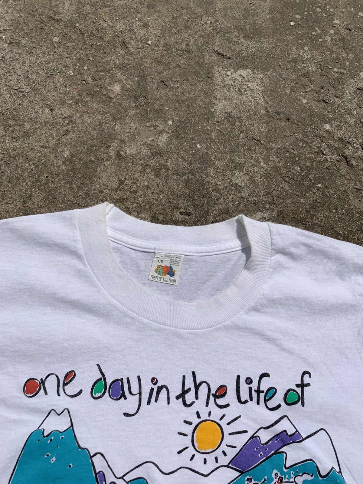 Vintage Vintage 1993 FOTL Lake Louise Tee Size US L / EU 52-54 / 3 - 4 Thumbnail