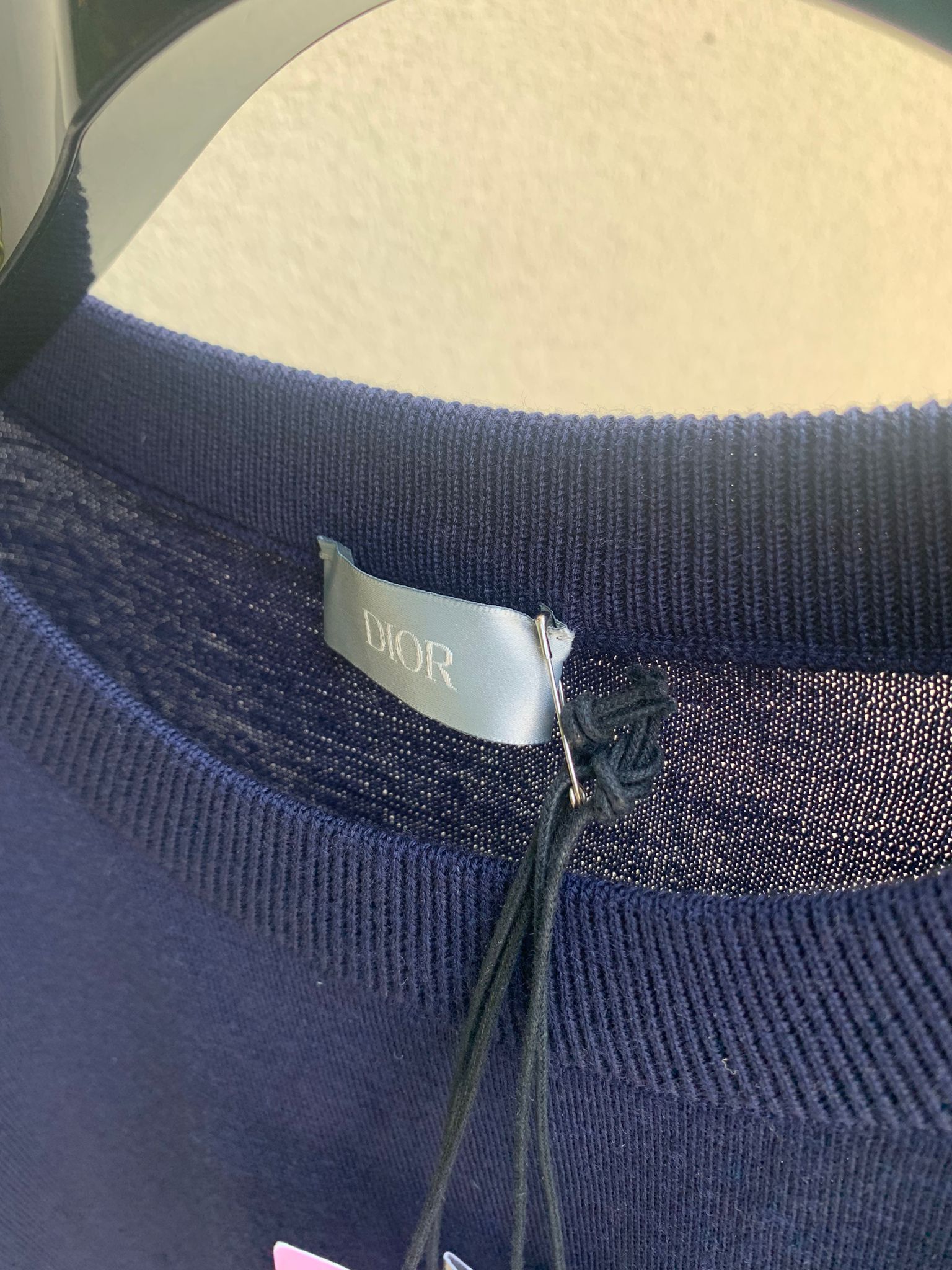 Daniel Arsham × Dior Eroded CD Knitwear in Navy Size US XXL / EU 58 / 5 - 8 Thumbnail