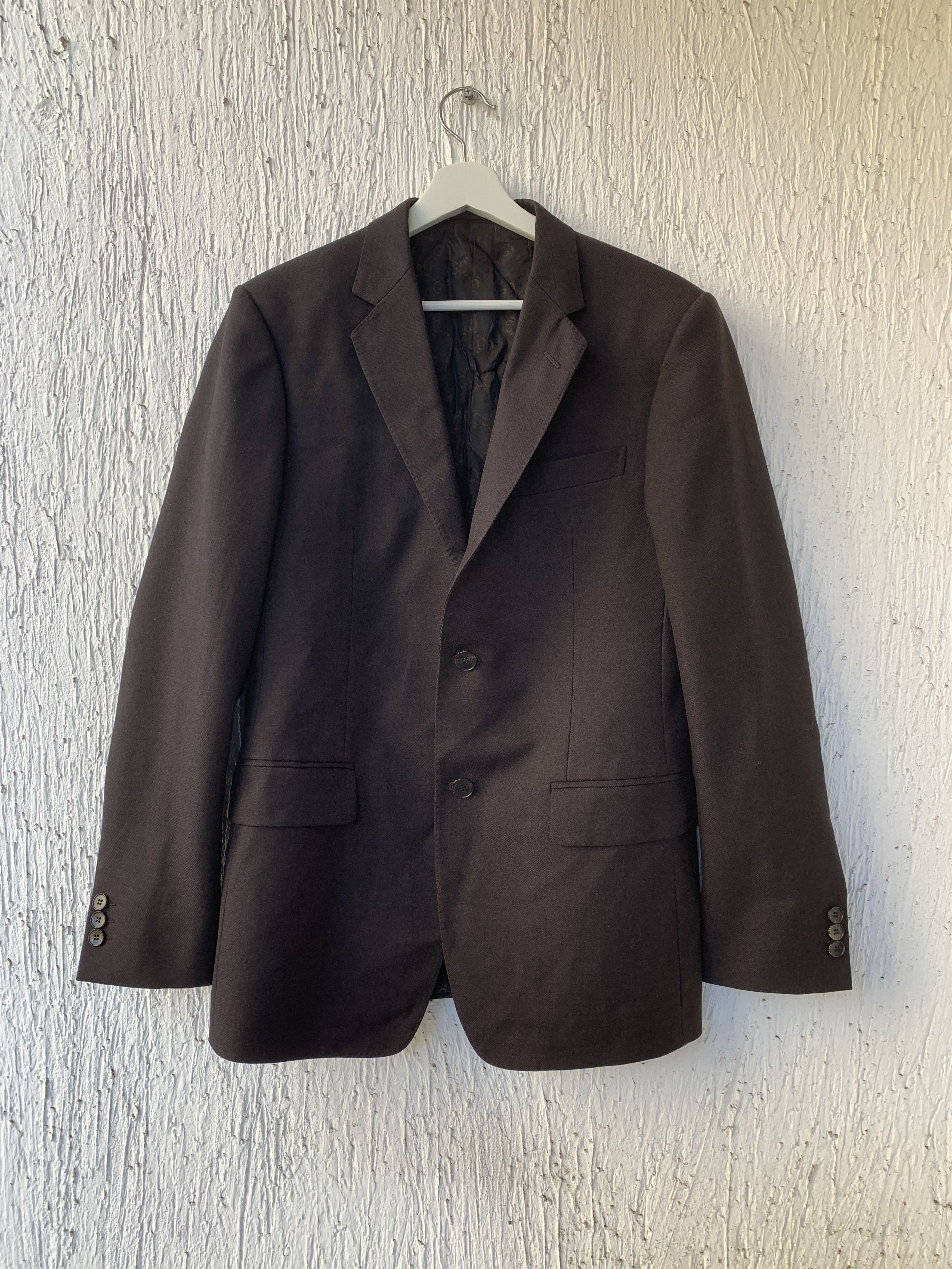 image of Gucci Bnwot Brown Blazer, Men's (Size Medium)