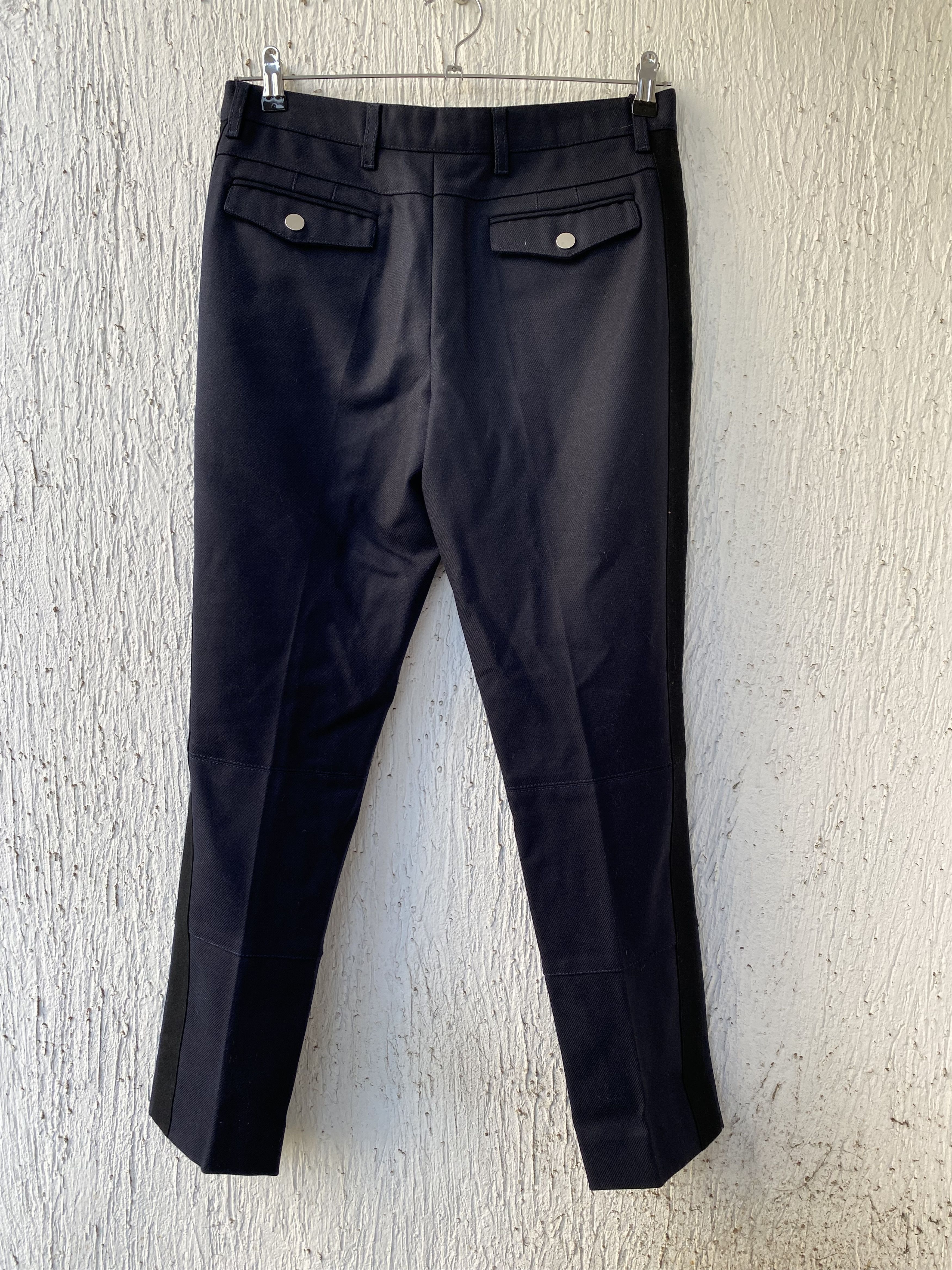 Raf Simons side stripe wool trousers Size US 30 / EU 46 - 4 Thumbnail