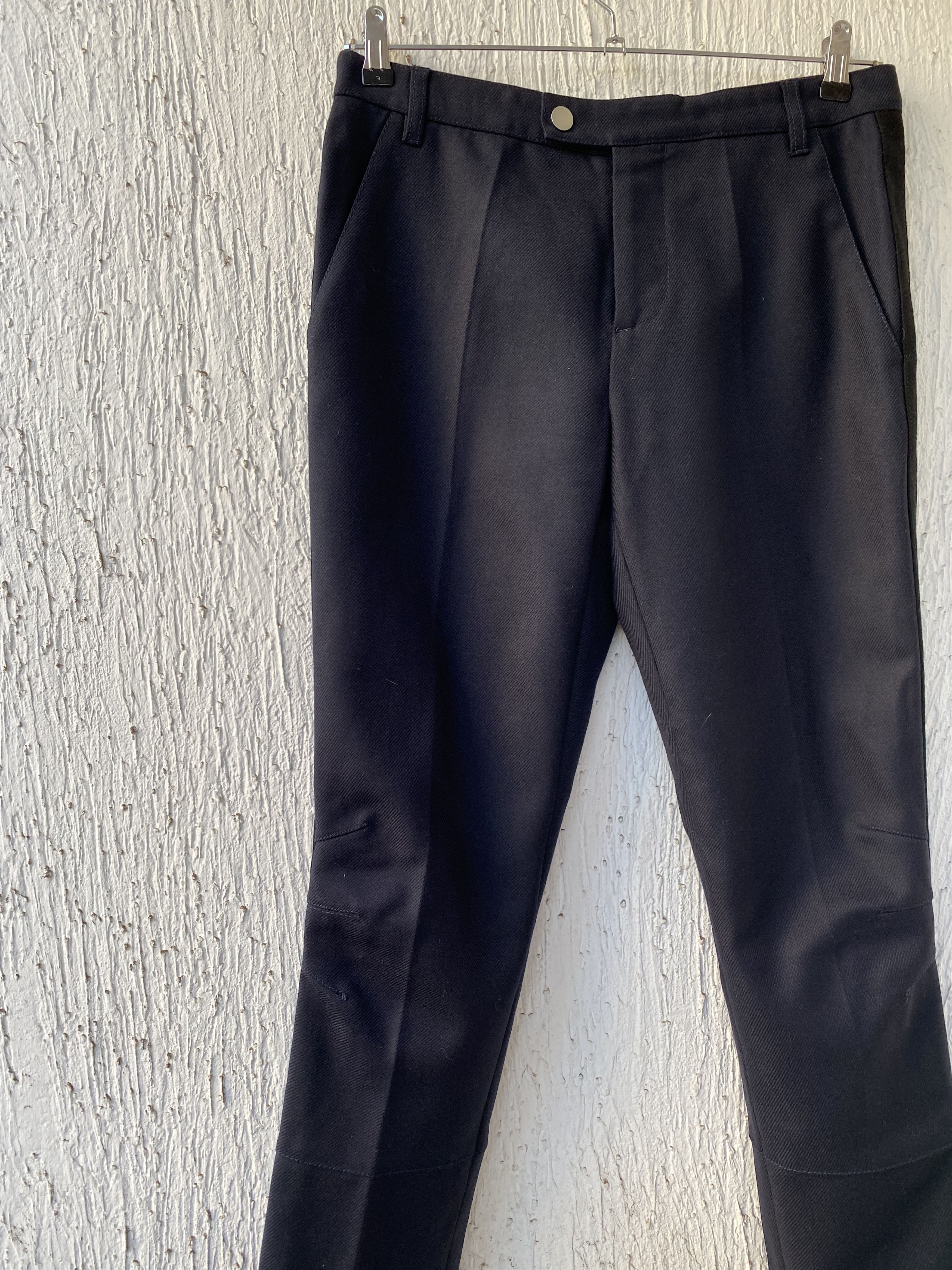 Raf Simons side stripe wool trousers Size US 30 / EU 46 - 2 Thumbnail