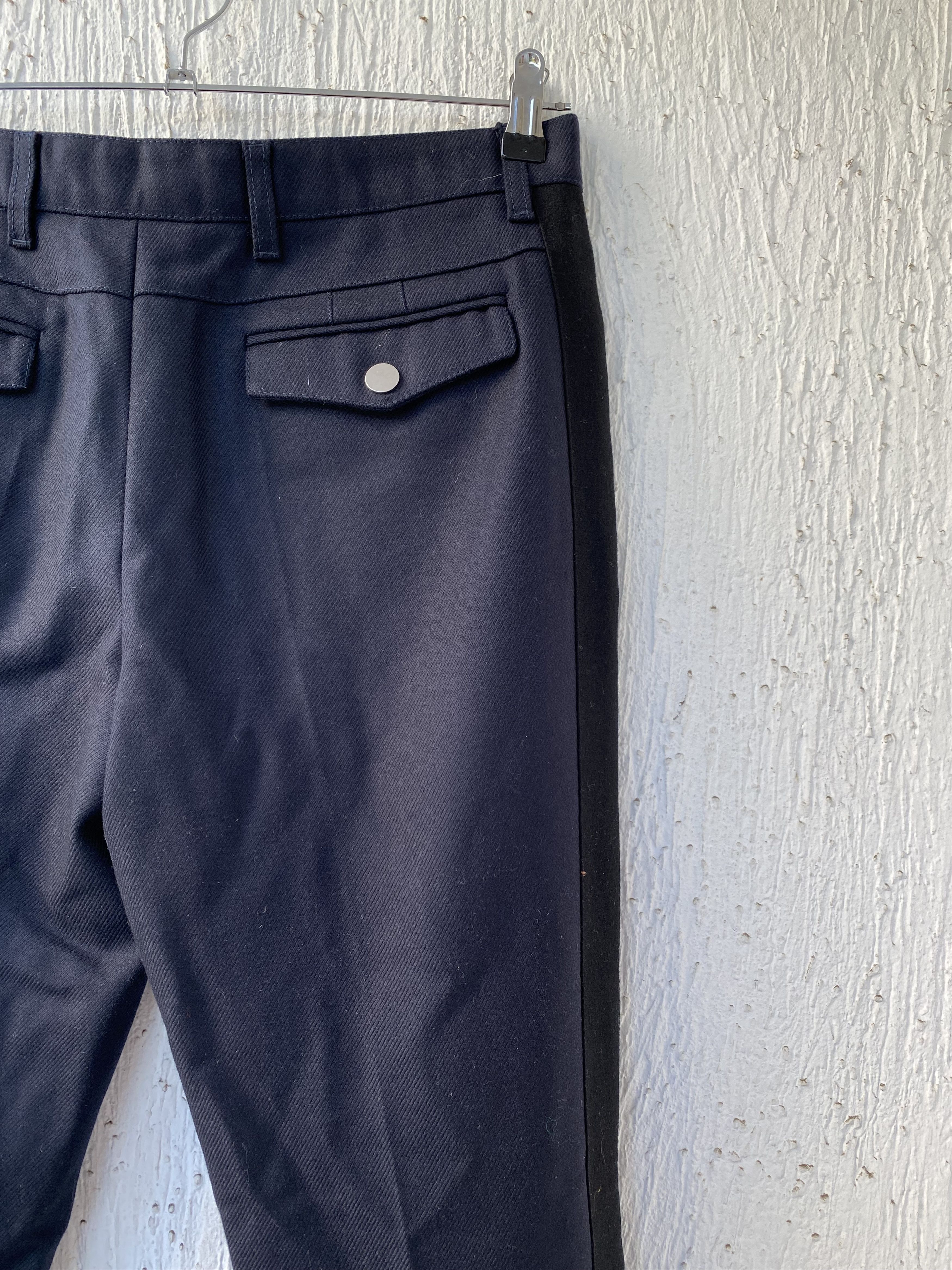 Raf Simons side stripe wool trousers Size US 30 / EU 46 - 5 Thumbnail
