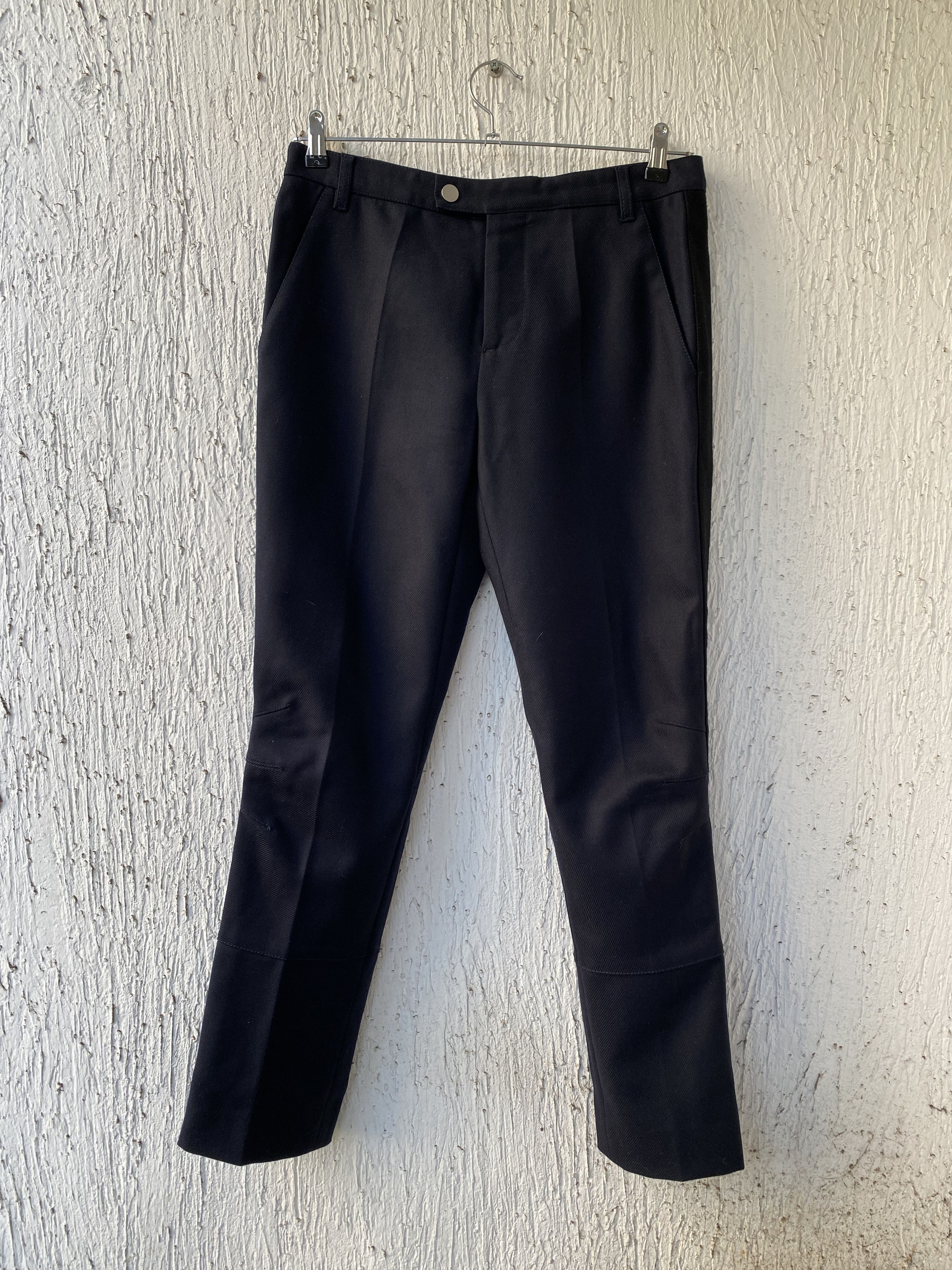 Raf Simons side stripe wool trousers Size US 30 / EU 46 - 1 Thumbnail