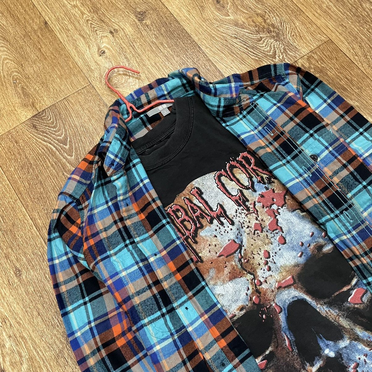 Vintage Vintage 90s Plaid Shirt Grunge Streetwear Y2K Skate Boxy S Size US S / EU 44-46 / 1 - 5 Thumbnail