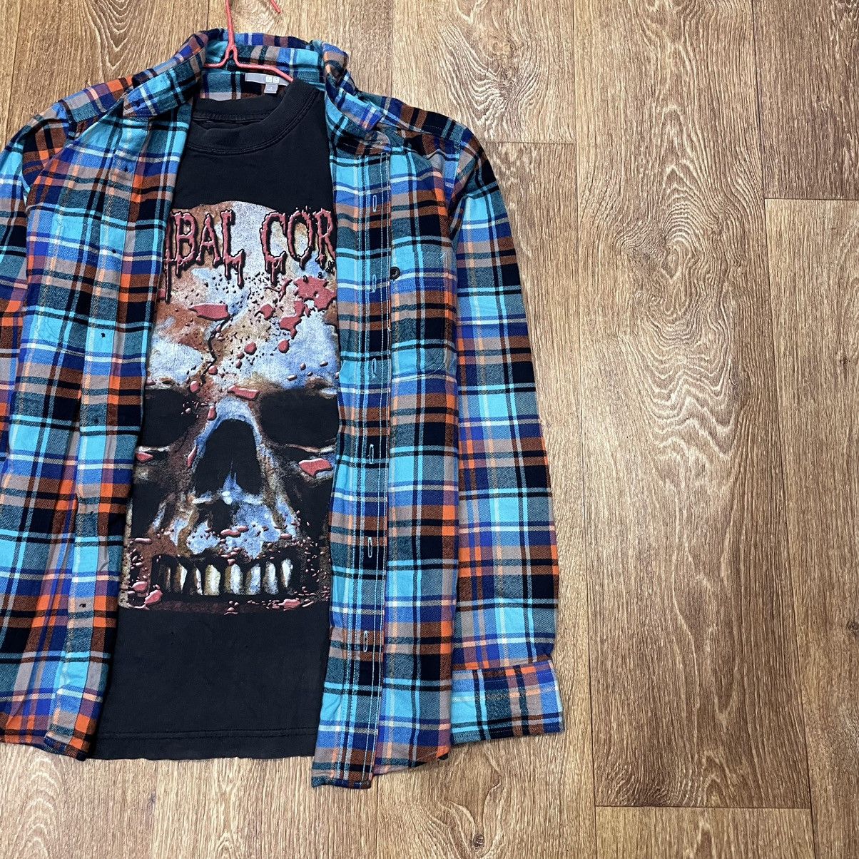 Vintage Vintage 90s Plaid Shirt Grunge Streetwear Y2K Skate Boxy S Size US S / EU 44-46 / 1 - 2 Thumbnail