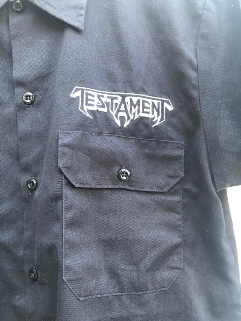 Band Tees × Dickies × Vintage Vintage TESTAMENT X DICKIES Size US L / EU 52-54 / 3 - 5 Thumbnail