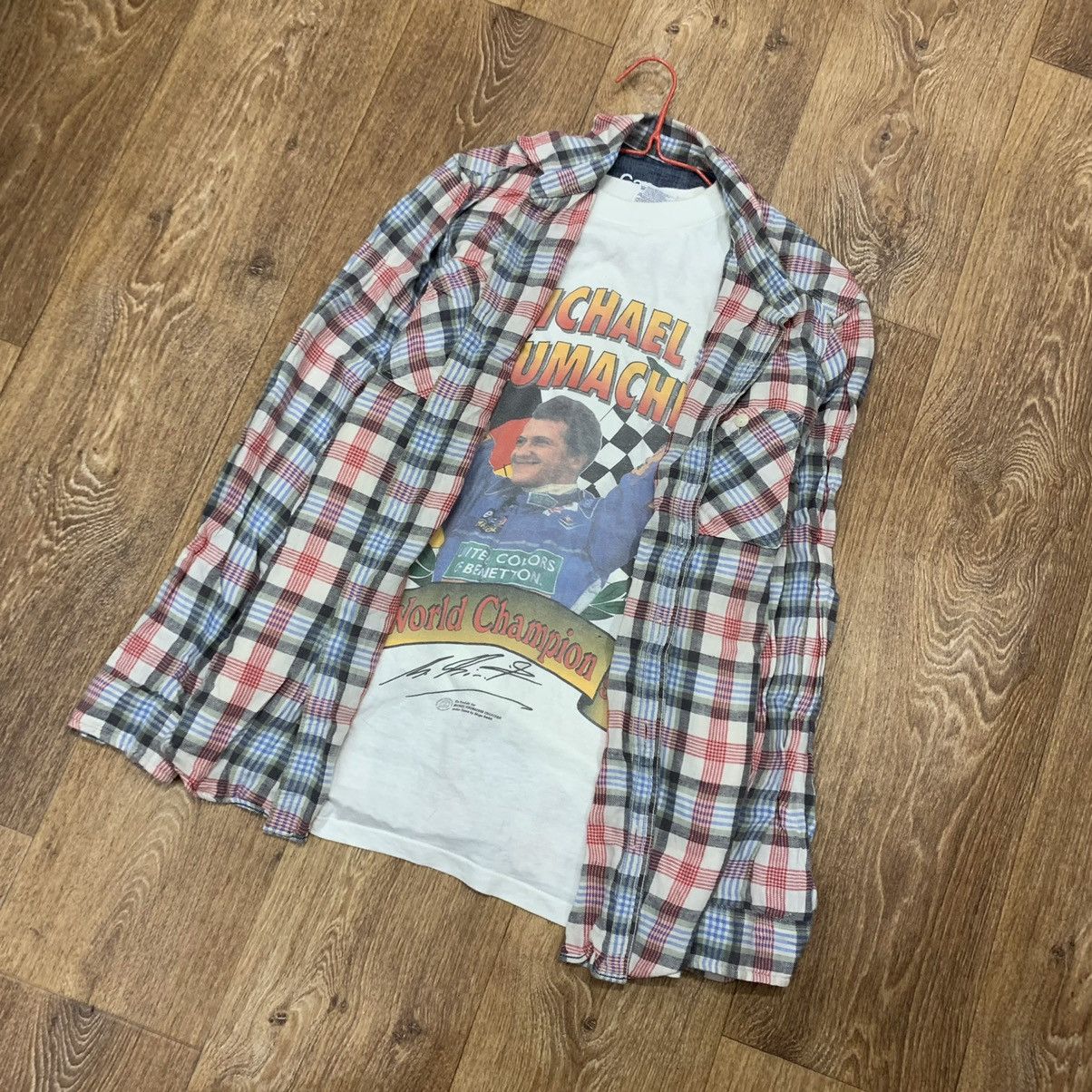 Vintage Vintage 90s Plaid Shirt Y2K Streetwear Grunge Oversized M Size US M / EU 48-50 / 2 - 2 Thumbnail