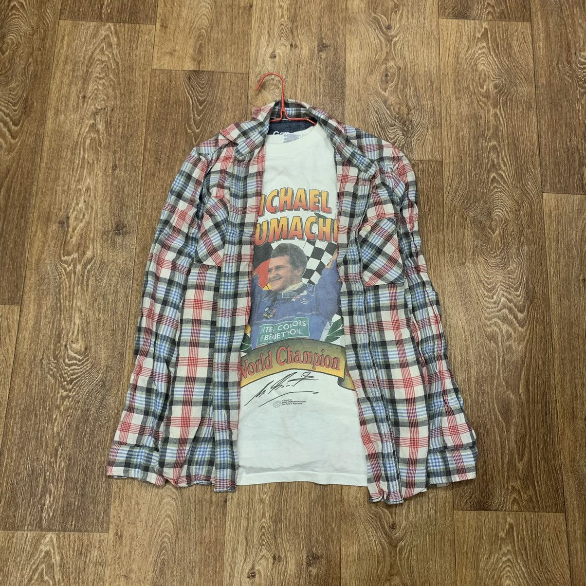 Vintage Vintage 90s Plaid Shirt Y2K Streetwear Grunge Oversized M Size US M / EU 48-50 / 2 - 1 Thumbnail