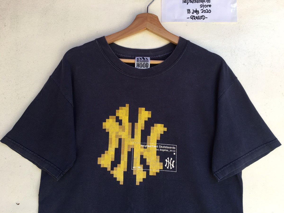 Neighborhood Vintage 90s Neighborhood Skateboard L.A Big Logo Tshirt Size US L / EU 52-54 / 3 - 4 Thumbnail