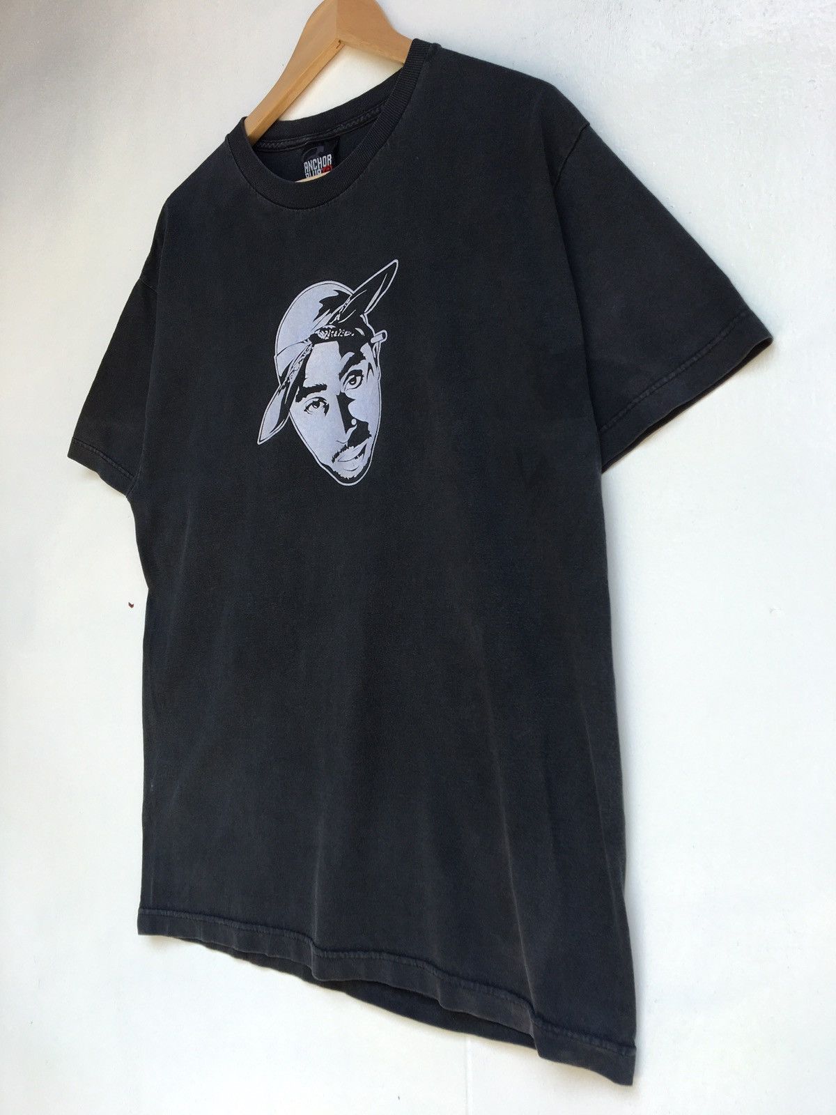 Anchor Blue Vintage Anchor Blue Tupac Shakur Rap Tee Size US M / EU 48-50 / 2 - 4 Thumbnail
