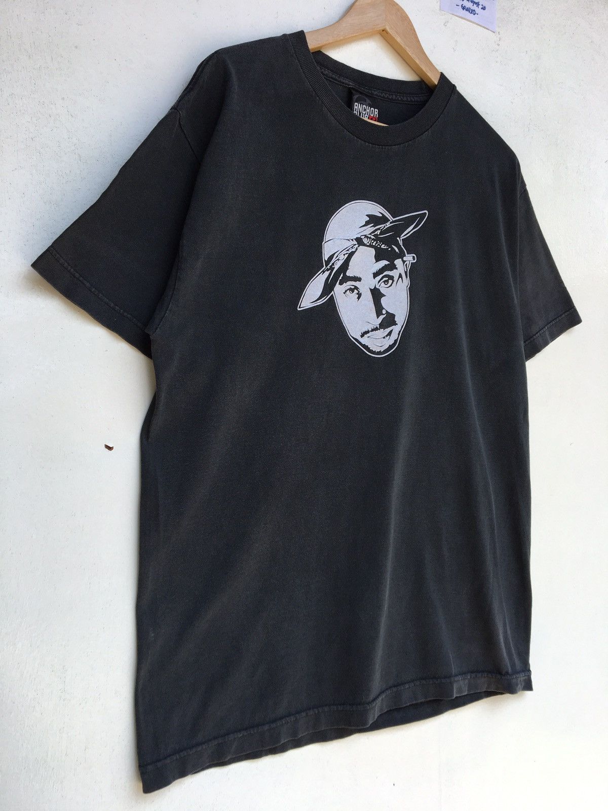 Anchor Blue Vintage Anchor Blue Tupac Shakur Rap Tee Size US M / EU 48-50 / 2 - 3 Thumbnail