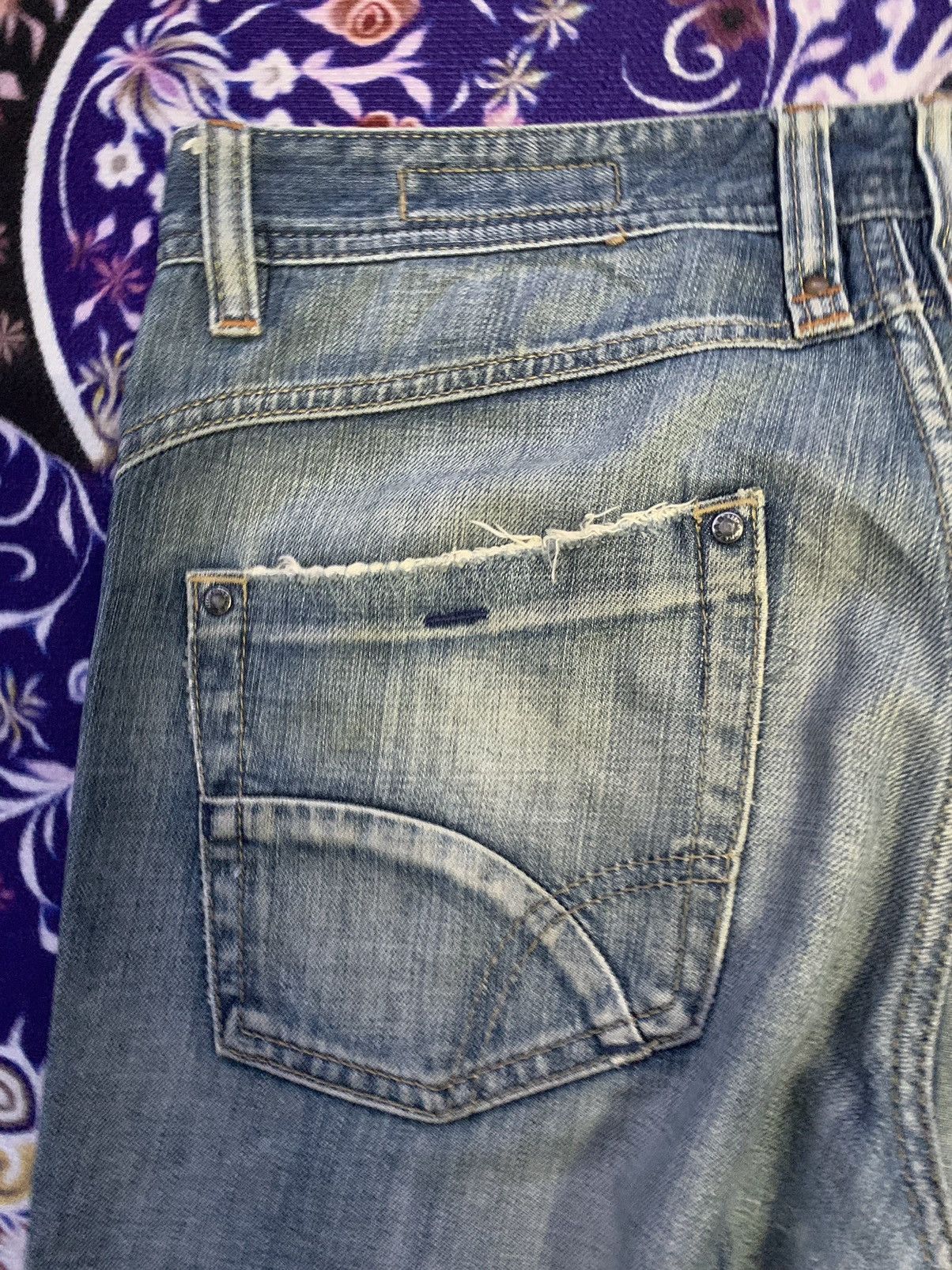 GAS Gas Jeans Distressed Denim Size US 35 - 10 Thumbnail