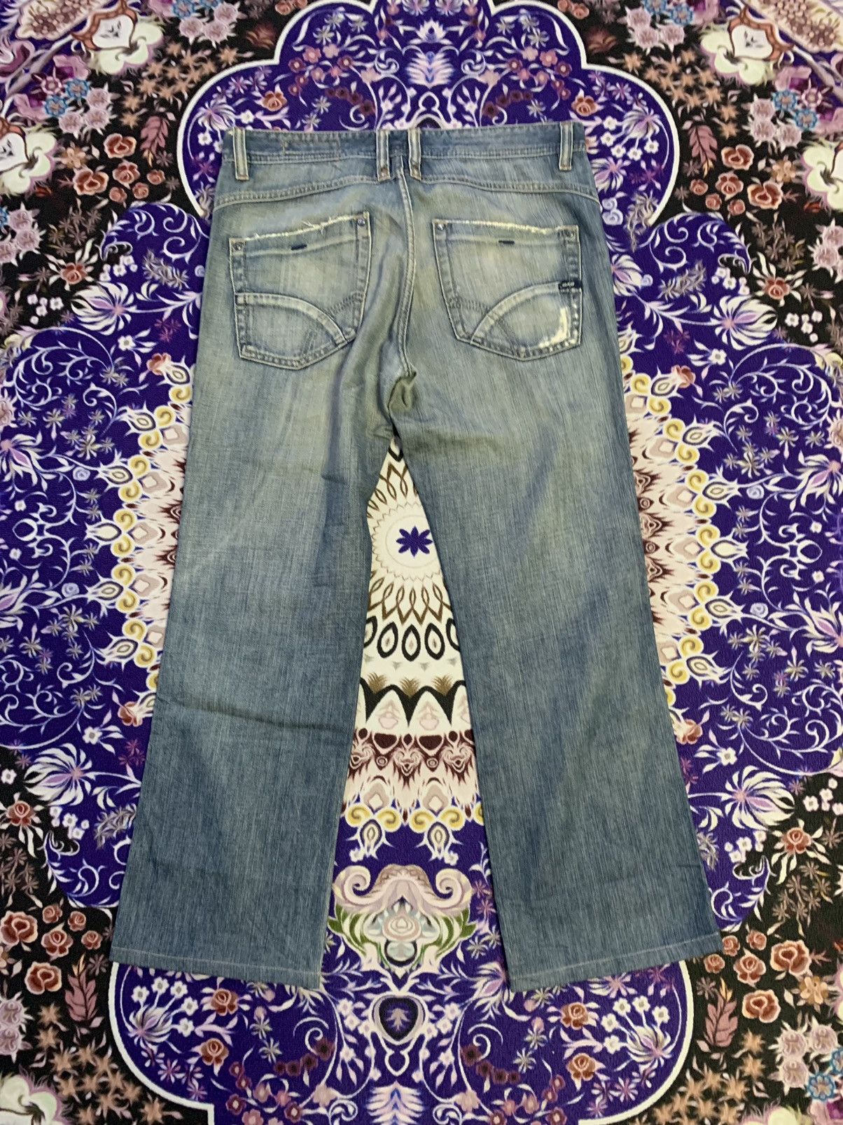 GAS Gas Jeans Distressed Denim Size US 35 - 7 Thumbnail